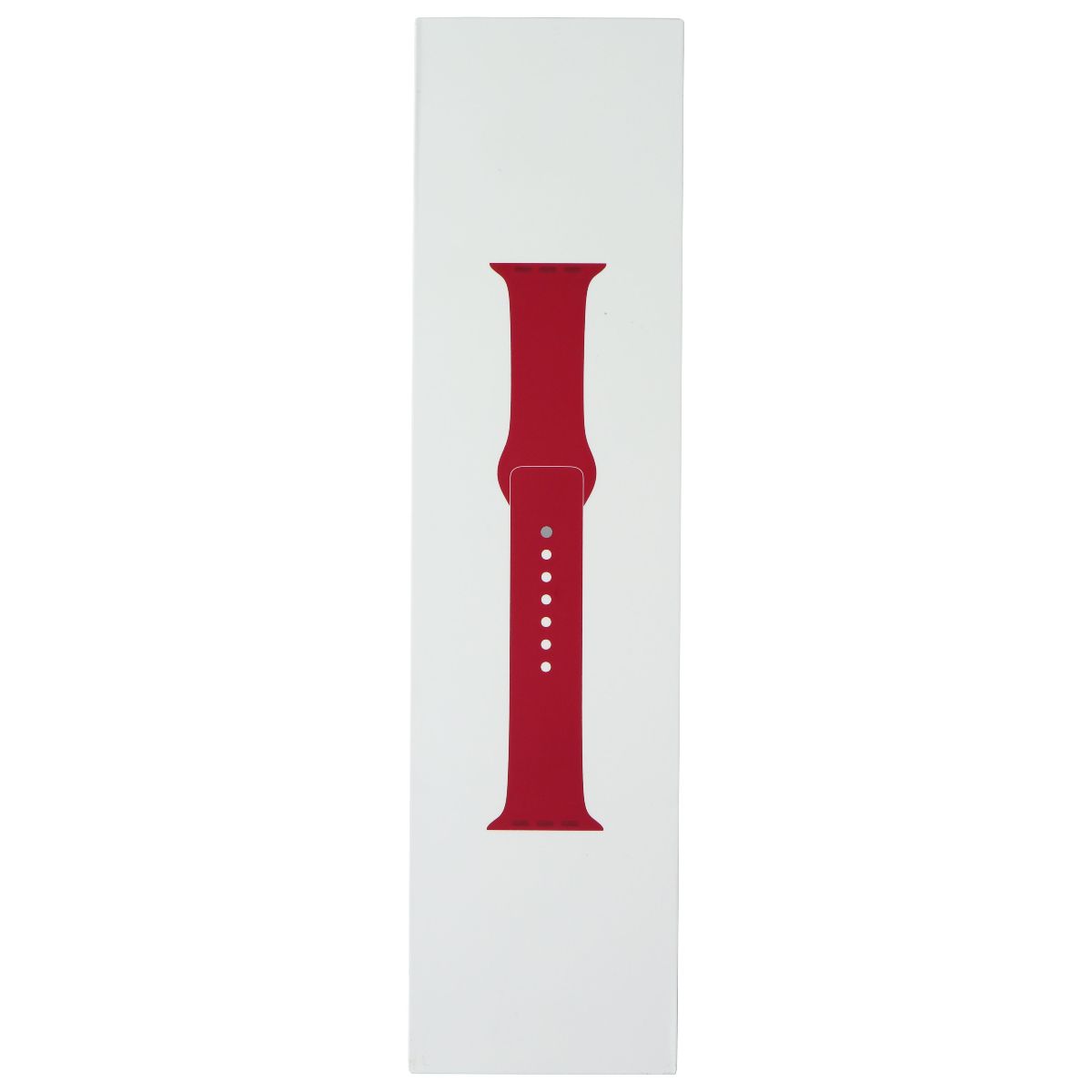 Apple Watch Sport Band 41mm - Compatible with 38mm, 40mm, 41mm Models (5th Gen) - Vibrant Red Color - Complete Set with Original Packaging - Perfect for Workouts, Running & Everyday Wear