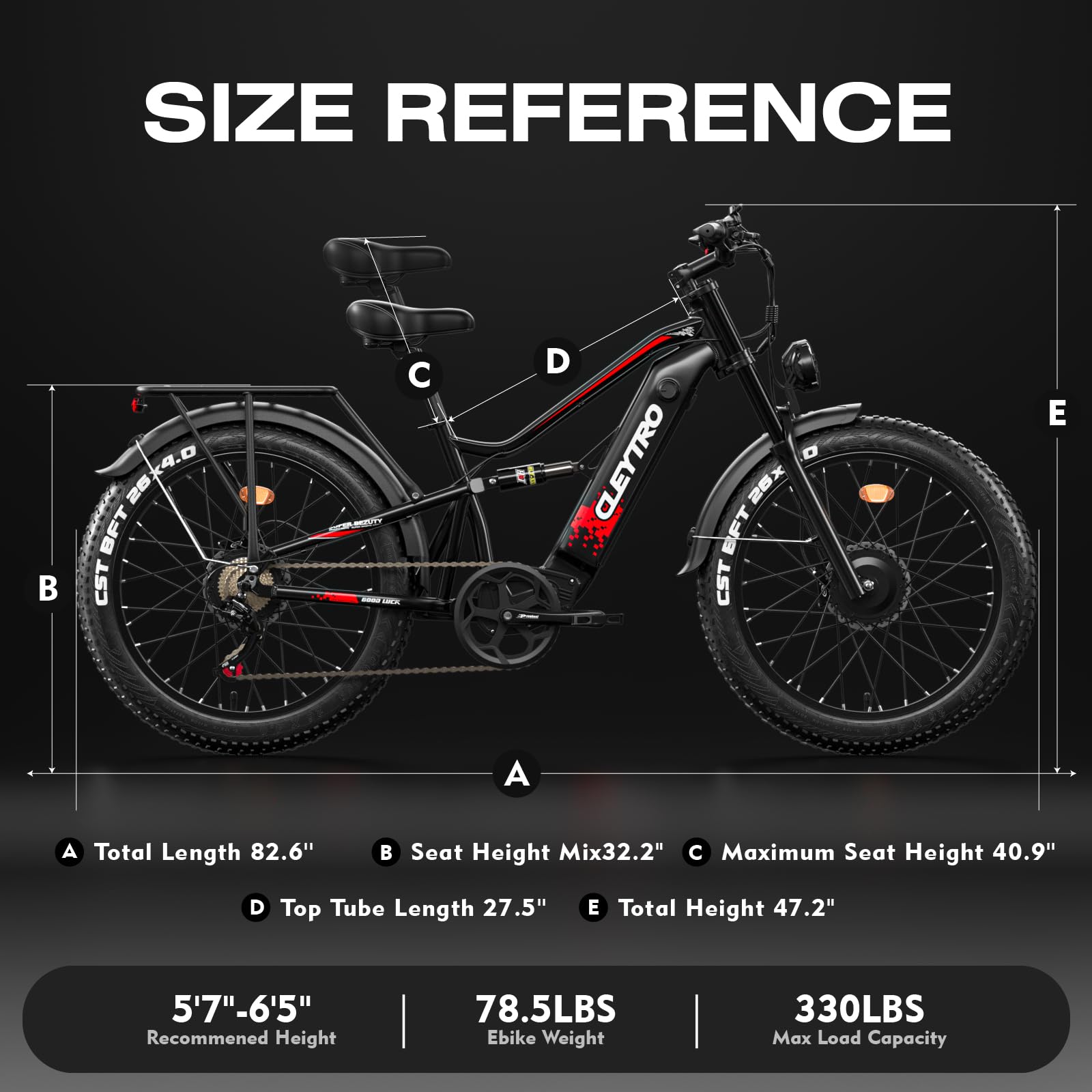 1500W/750W Electric Bike for Adults - 52V 21/19Ah Battery, 32-37MPH Speed, 30-60 Miles Range - 26