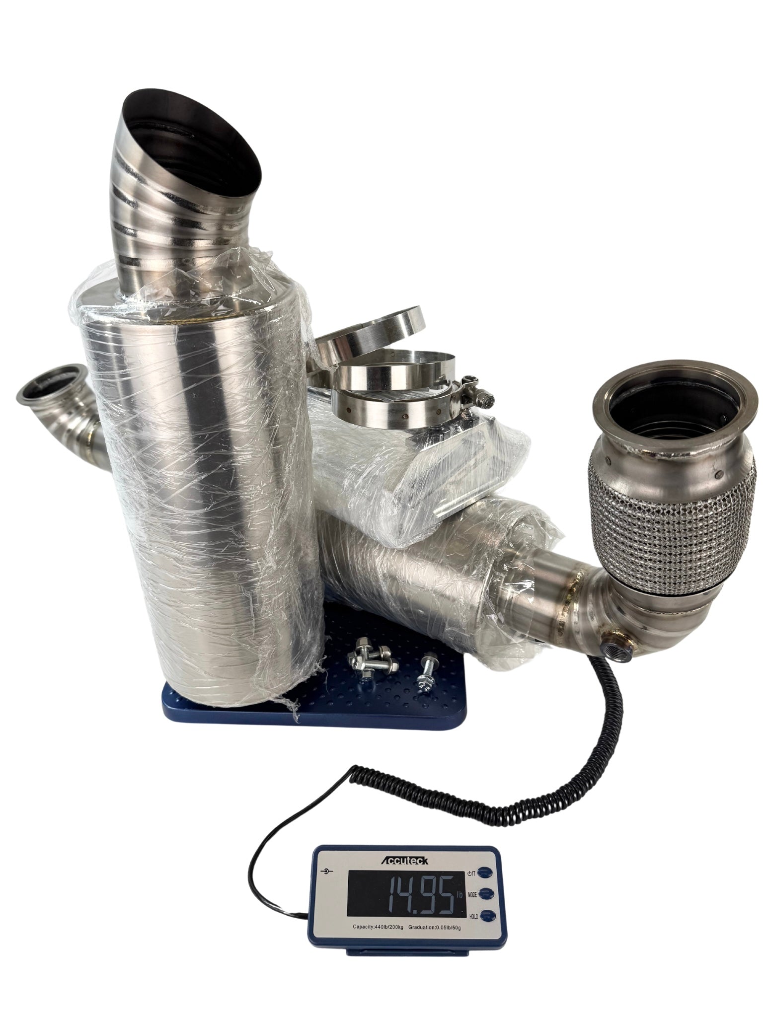 Packard Performance 3 Titanium Turbo Back Exhaust System - Dual Muffler for Can-Am X3 UTV - High-Performance Upgrade for Off-Road Racing & Dune Bashing