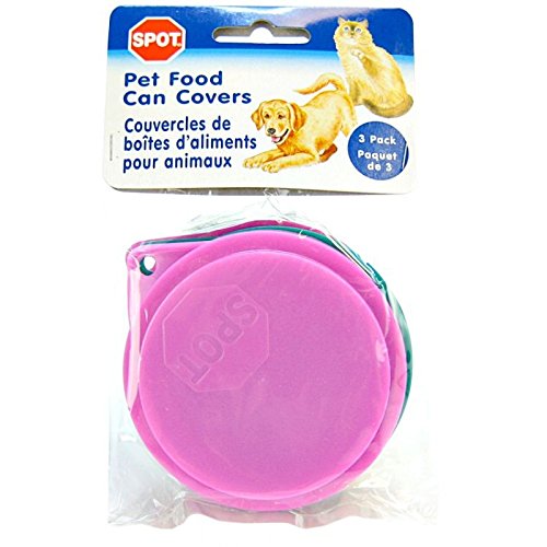 Spot Pet Food Can Covers - 3 Pack (20 Pack) | Airtight Lid for Dog & Cat Food Storage | Keep Pet Food Fresh | Perfect for Canned Wet Food, Kibble & Treats | Kitchen & Pantry Organization Essential