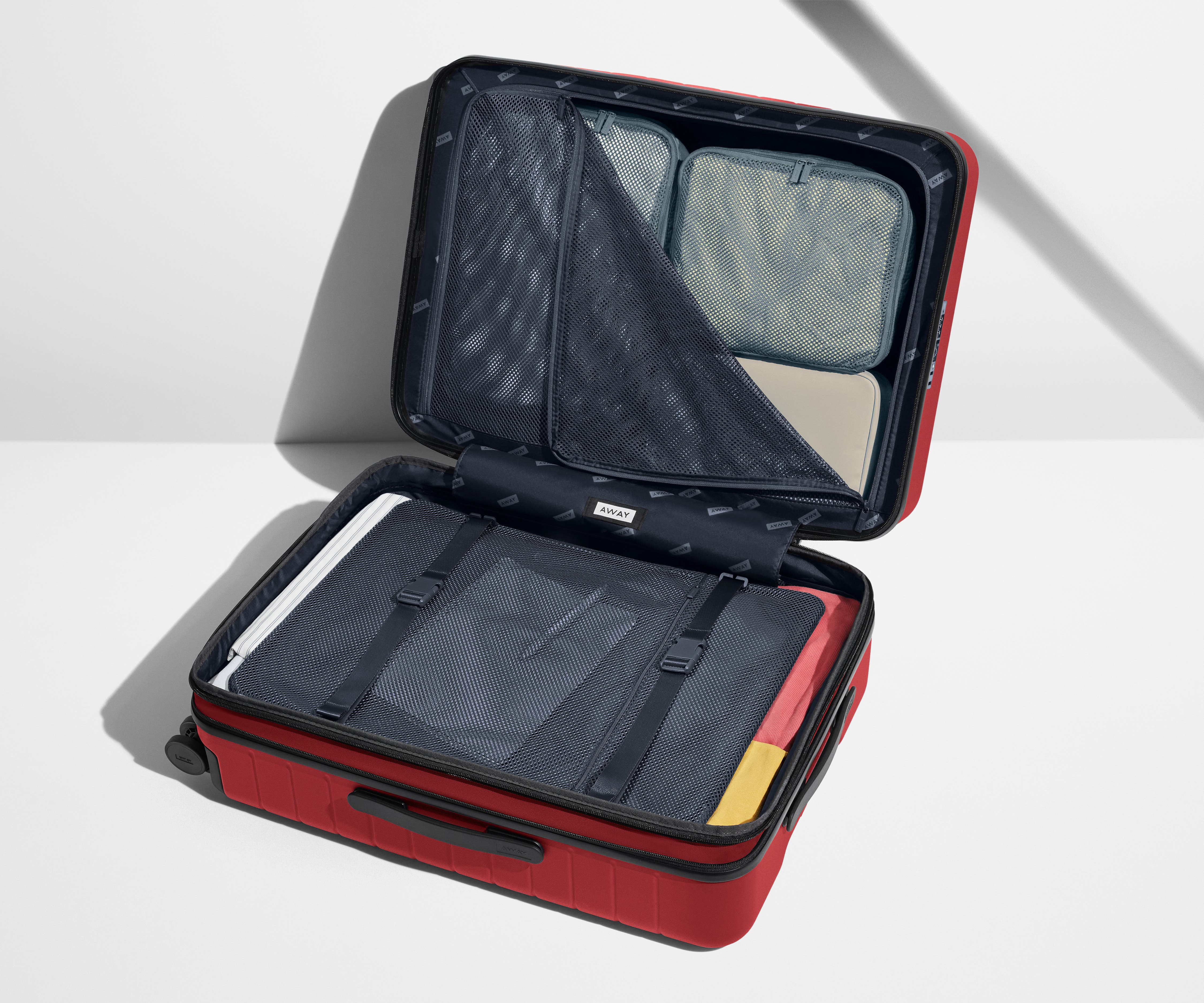 Premium The Medium Flex Backpack in Tango Red - Stylish & Durable for Work, Travel & Outdoor Adventures
