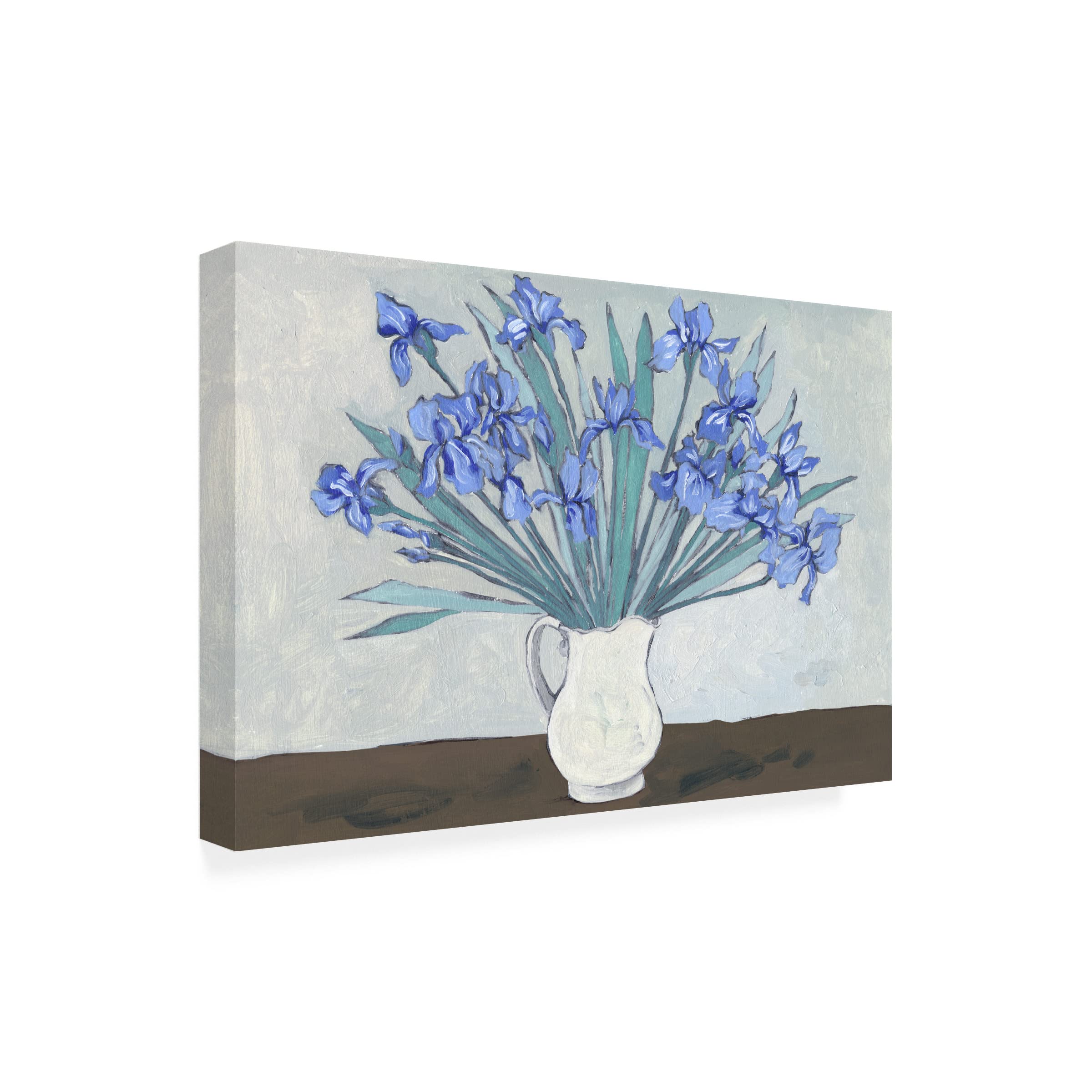 Trademark Fine Art 'Van Gogh Irises II' Canvas Wall Art Print by Melissa Wang - Perfect for Living Room, Bedroom & Office Decor