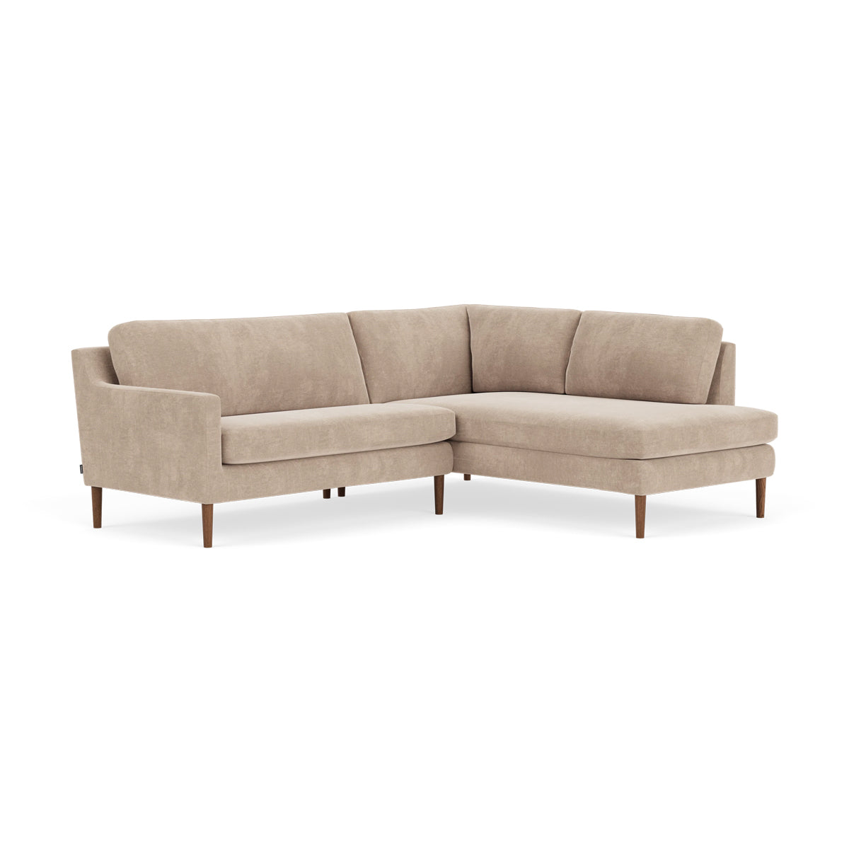 Astha Fabric Right Corner Sofa - Modern L-Shaped Sectional Couch for Living Room, Home Theater & Small Spaces | Comfortable & Stylish Lounge Furniture