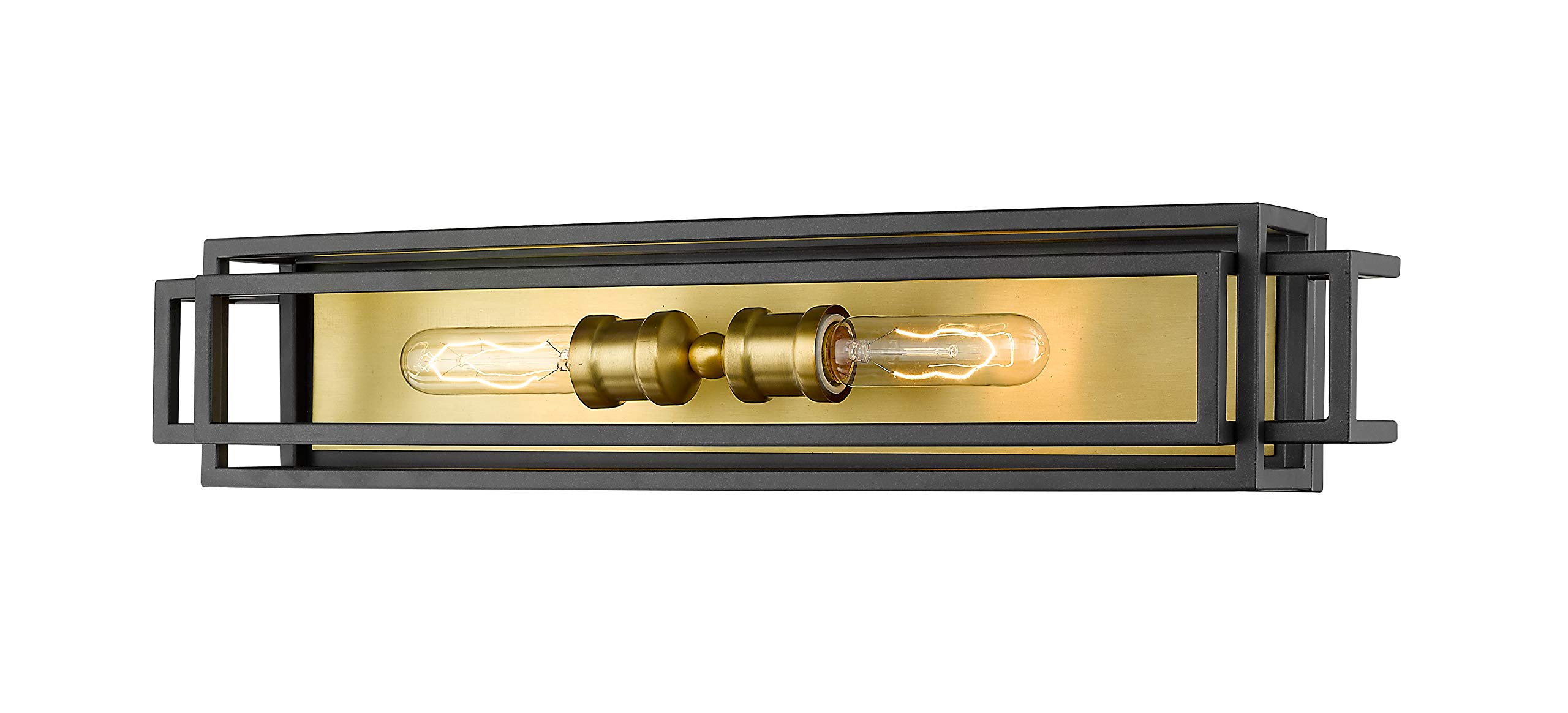 Titania 2-Light Bathroom Vanity Light Fixture - Bronze & Olde Brass Finish for Modern or Vintage Bathroom Decor