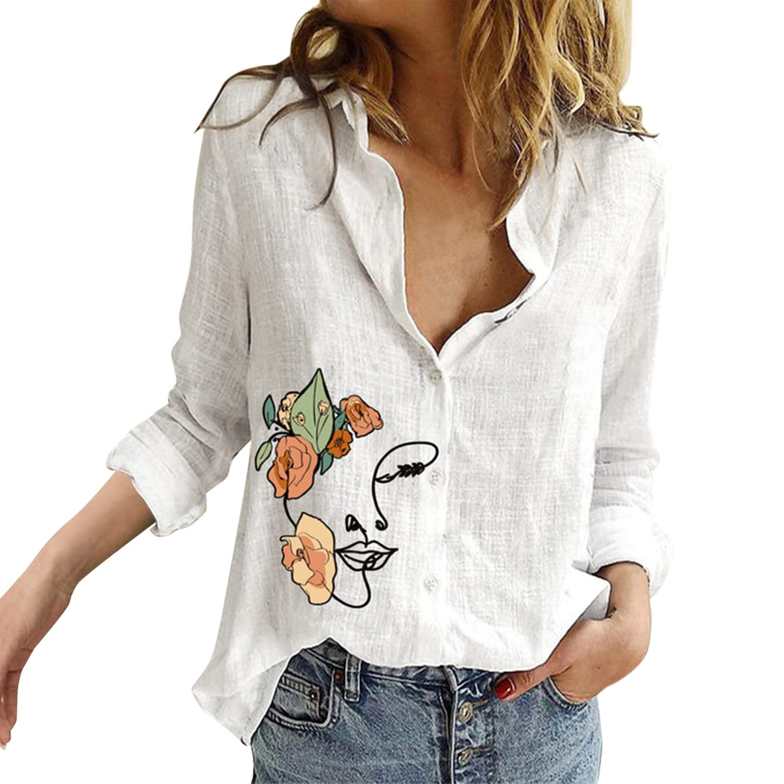 Women's Summer Tops - Short Sleeve V-Neck T-Shirts with Petal Sleeve Tunic Design | Casual & Comfortable Blouse for Beach, Vacation & Everyday Wear