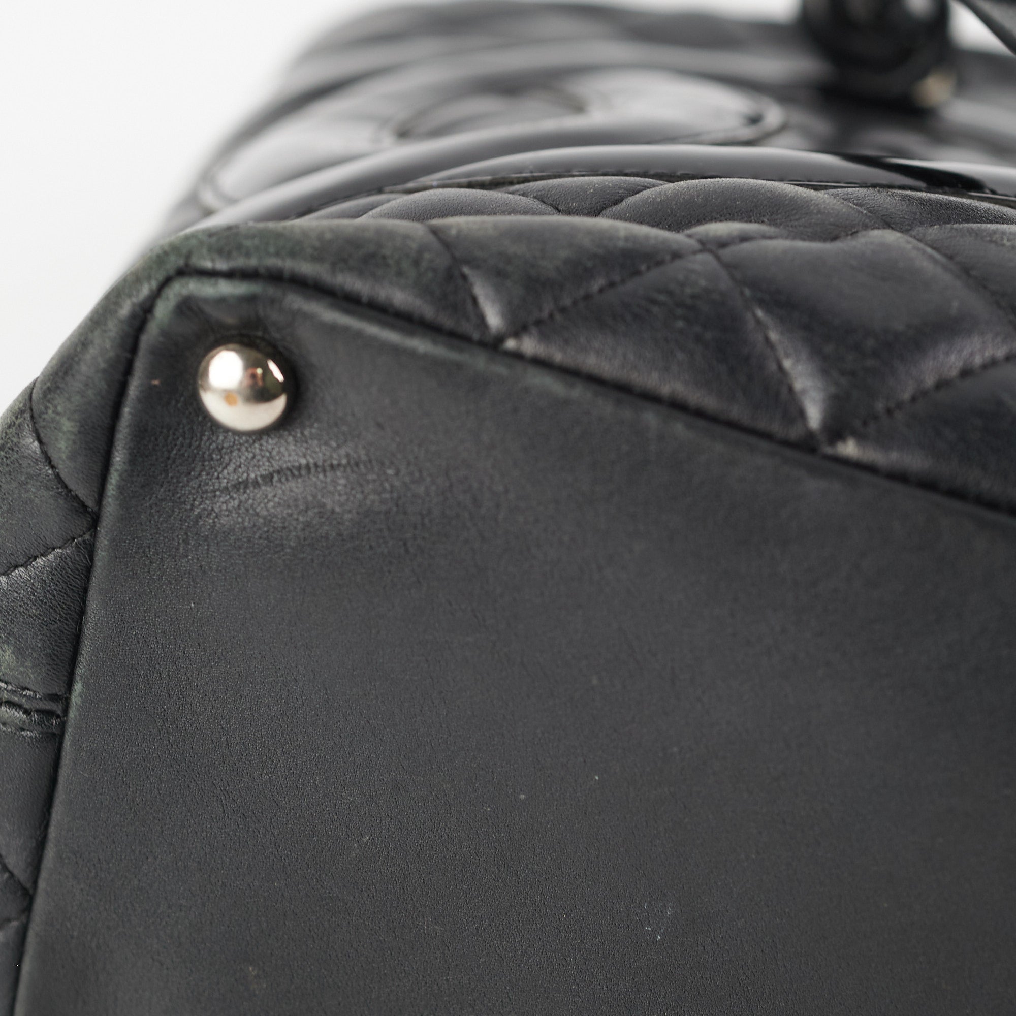 Chanel Cambon Ligne Medium Black Leather Tote Bag - Luxury Designer Handbag for Women, Perfect for Work, Travel & Everyday Use