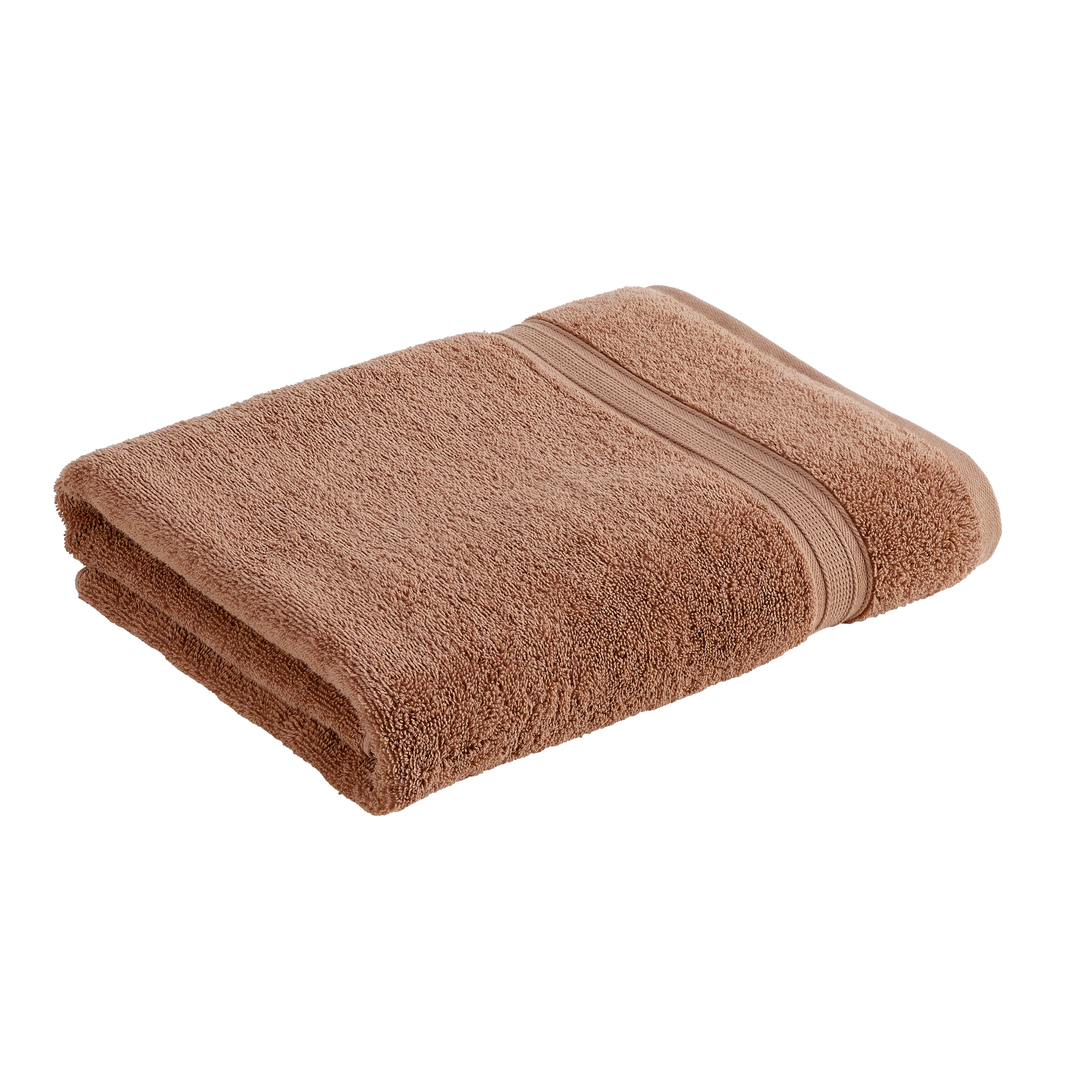 Christy Serene Combed Cotton Towel - Soft & Absorbent Bath & Beach Towel for Spa, Pool, Gym & Travel - Clay Color