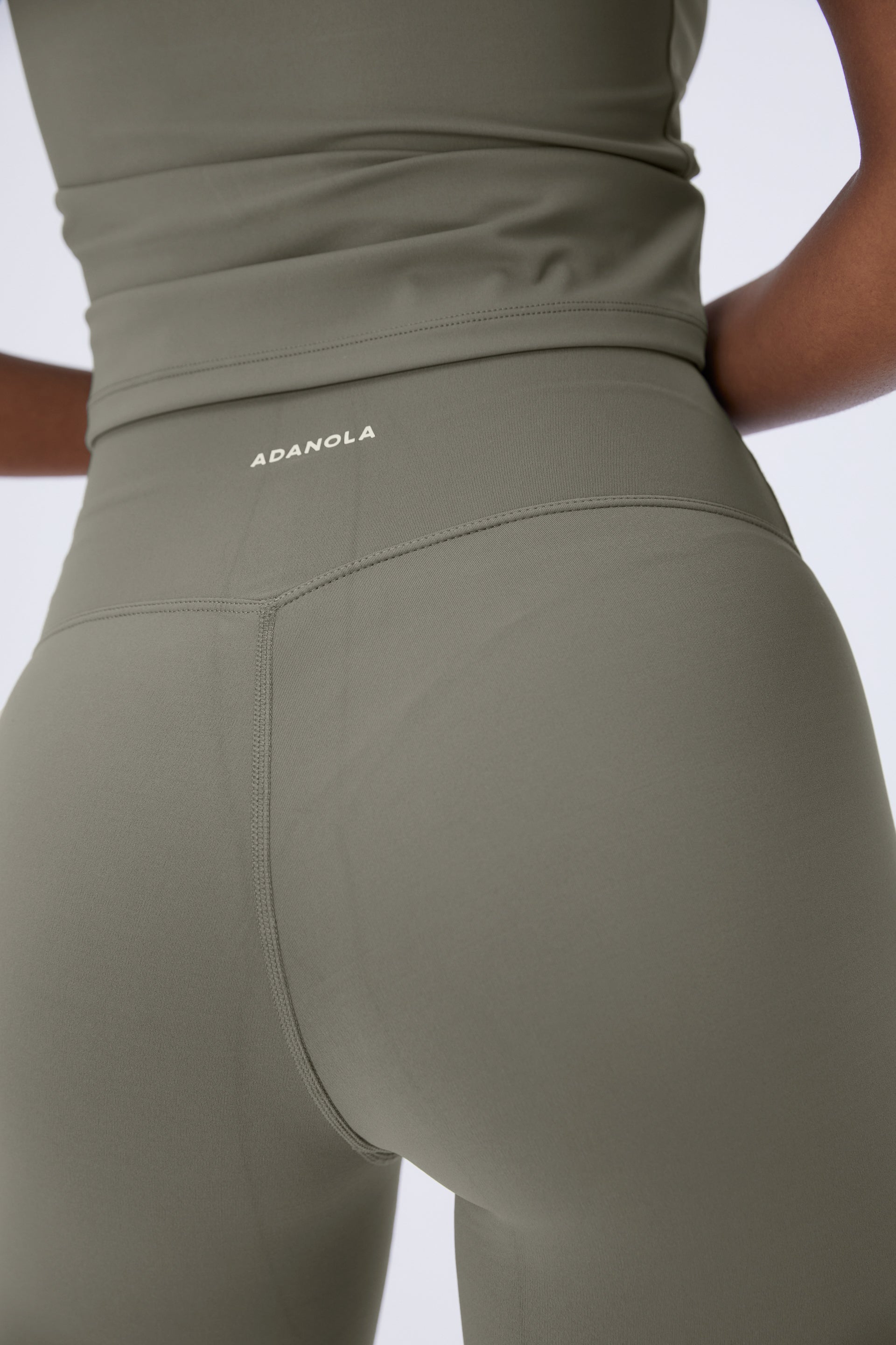 Ultimate Crop Shorts for Women - Olive Green | High Waisted Comfort Shorts for Yoga, Running & Summer Outfits