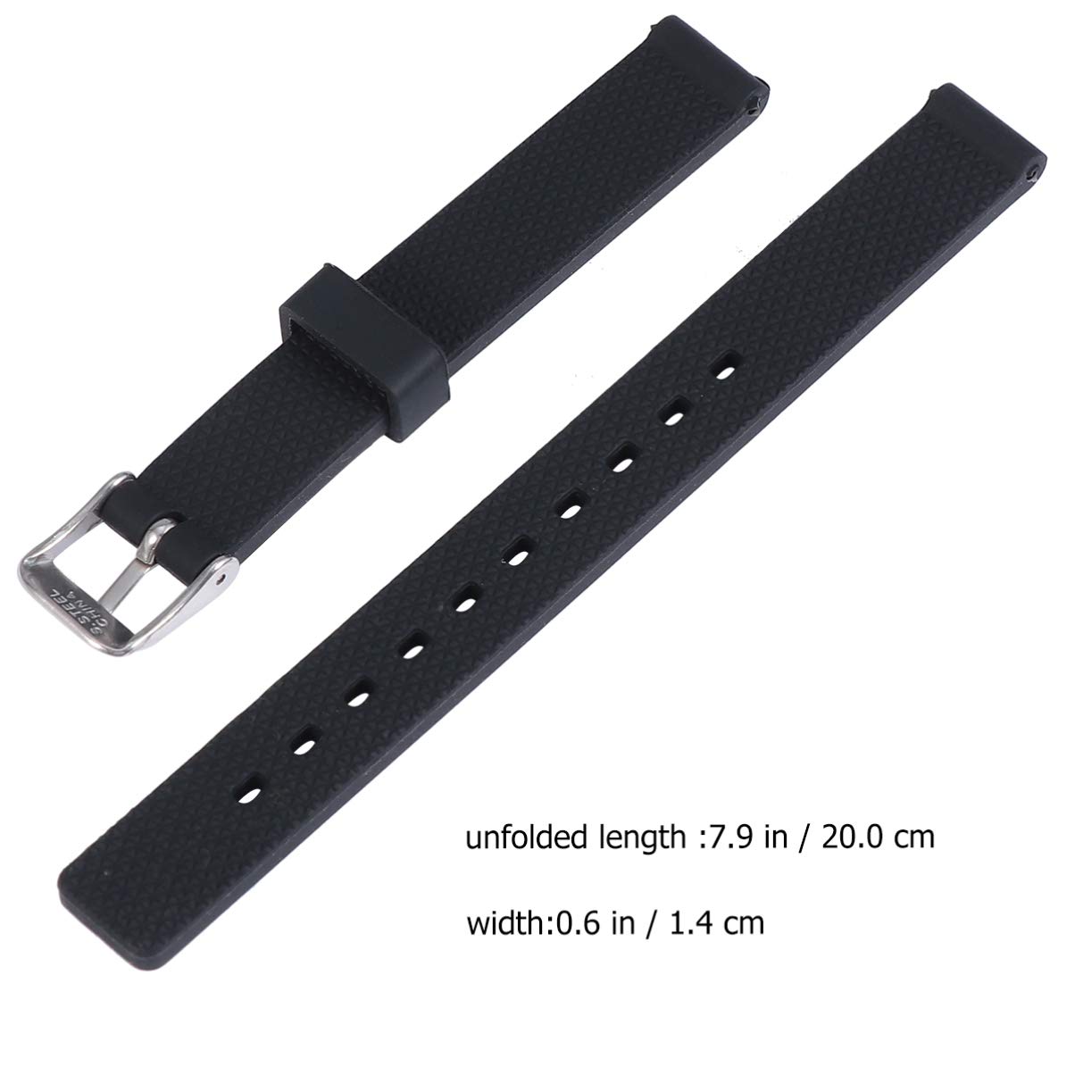 Premium Silicone Watch Band Replacement - Durable & Comfortable Strap for Smartwatches & Fitness Trackers - Perfect for Running, Swimming & Everyday Wear