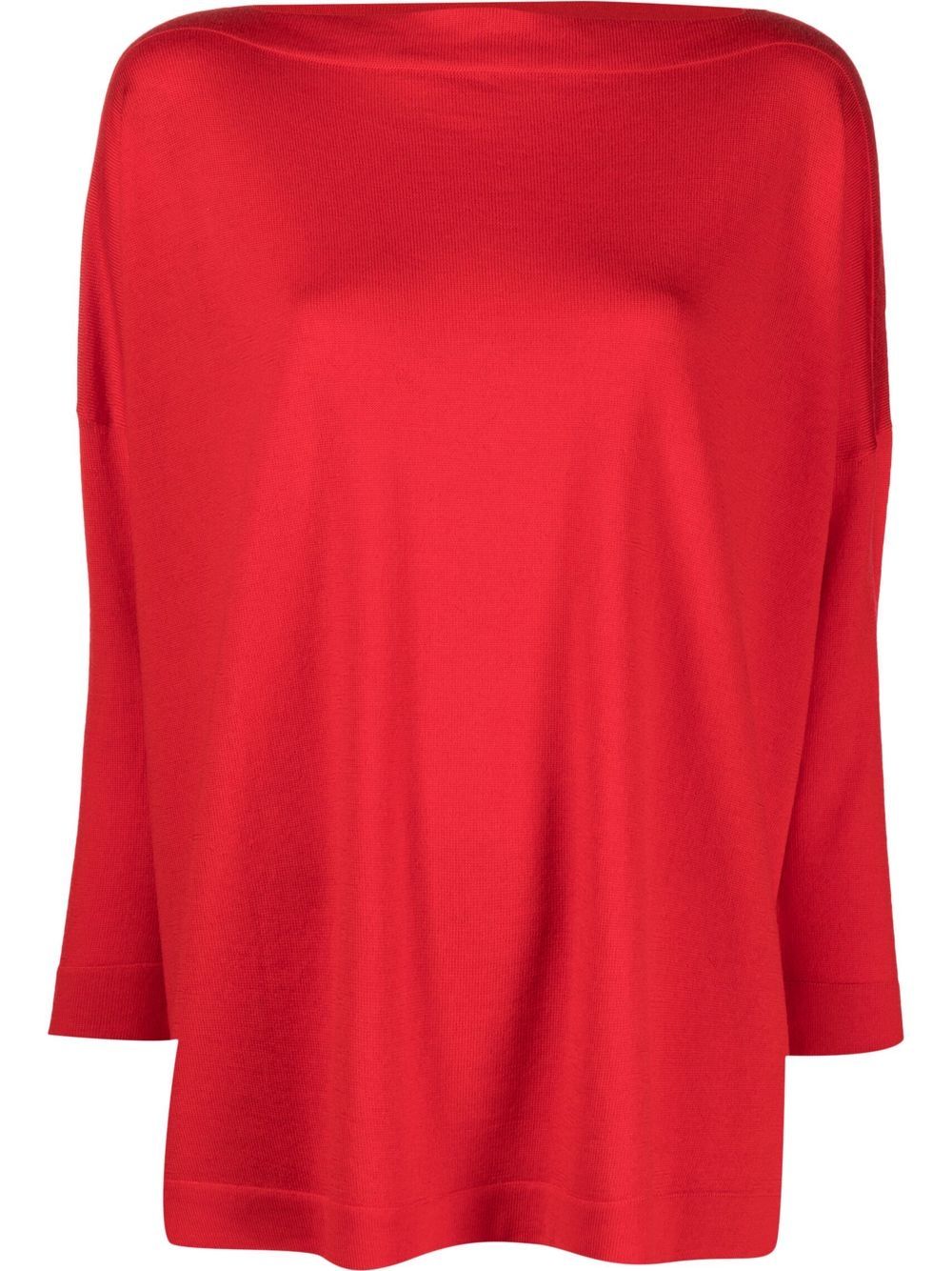 Daniela Gregis Women's Red Cashmere Sweater - Soft & Cozy Winter Pullover for Casual Wear & Office Outfits