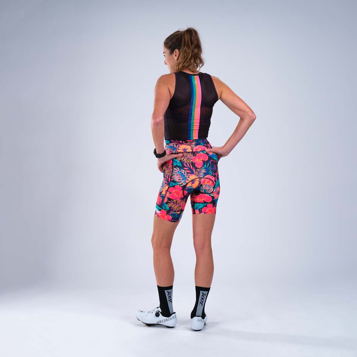 Women's High Waist Biker Shorts - Breathable & Comfortable Cycling Shorts for Workout, Yoga, Running - 40 Years Anniversary Edition