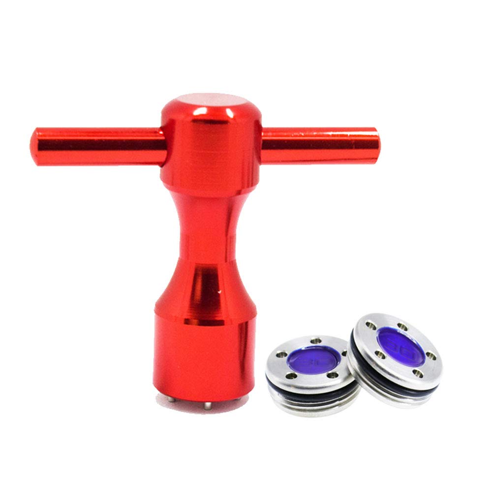 HISTAR 2Pcs Golf Club Weight Kit - Custom Blue Weights & Red Wrench Tool for Titleist Scotty Cameron Putters | Improve Swing Balance & Performance | Perfect for Golf Course Practice & Professional Putting Training