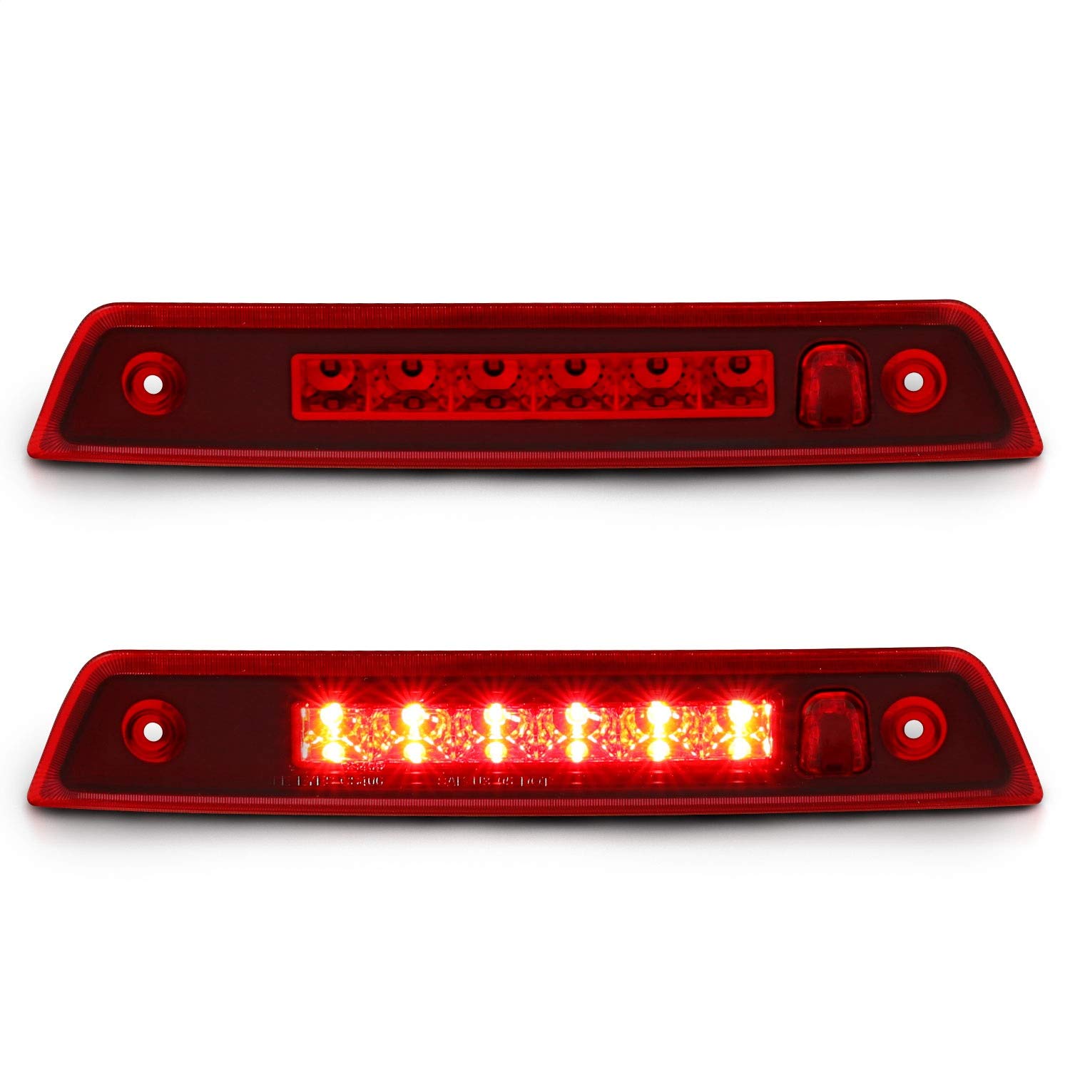 Anzo USA 531108 LED Third Brake Light Assembly with Red Lens - Replacement for Trucks & SUVs - Enhances Safety & Visibility for Night Driving