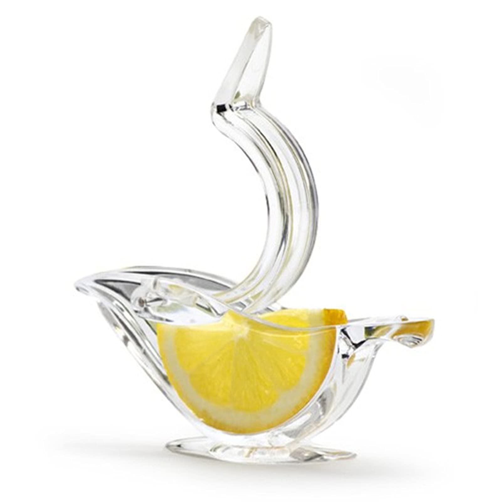 Manual Fruit Juicer - Acrylic Transparent Hand Press Juicer for Lemon, Orange & Citrus Fruits | Kitchen Essential for Fresh Juice, Cocktails & Healthy Drinks