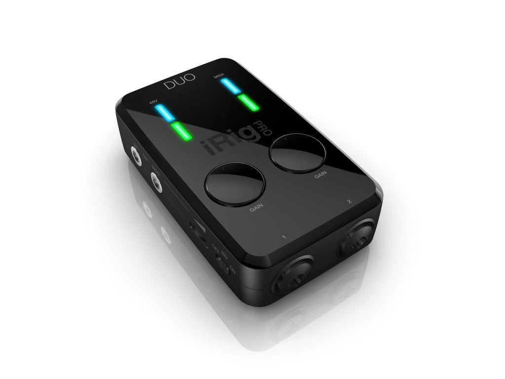 iRig Pro Duo Audio Interface - High-Quality 2-Channel USB Recording for Guitar, Vocals & Podcasts - Perfect for Home Studios, Live Performances & Music Production