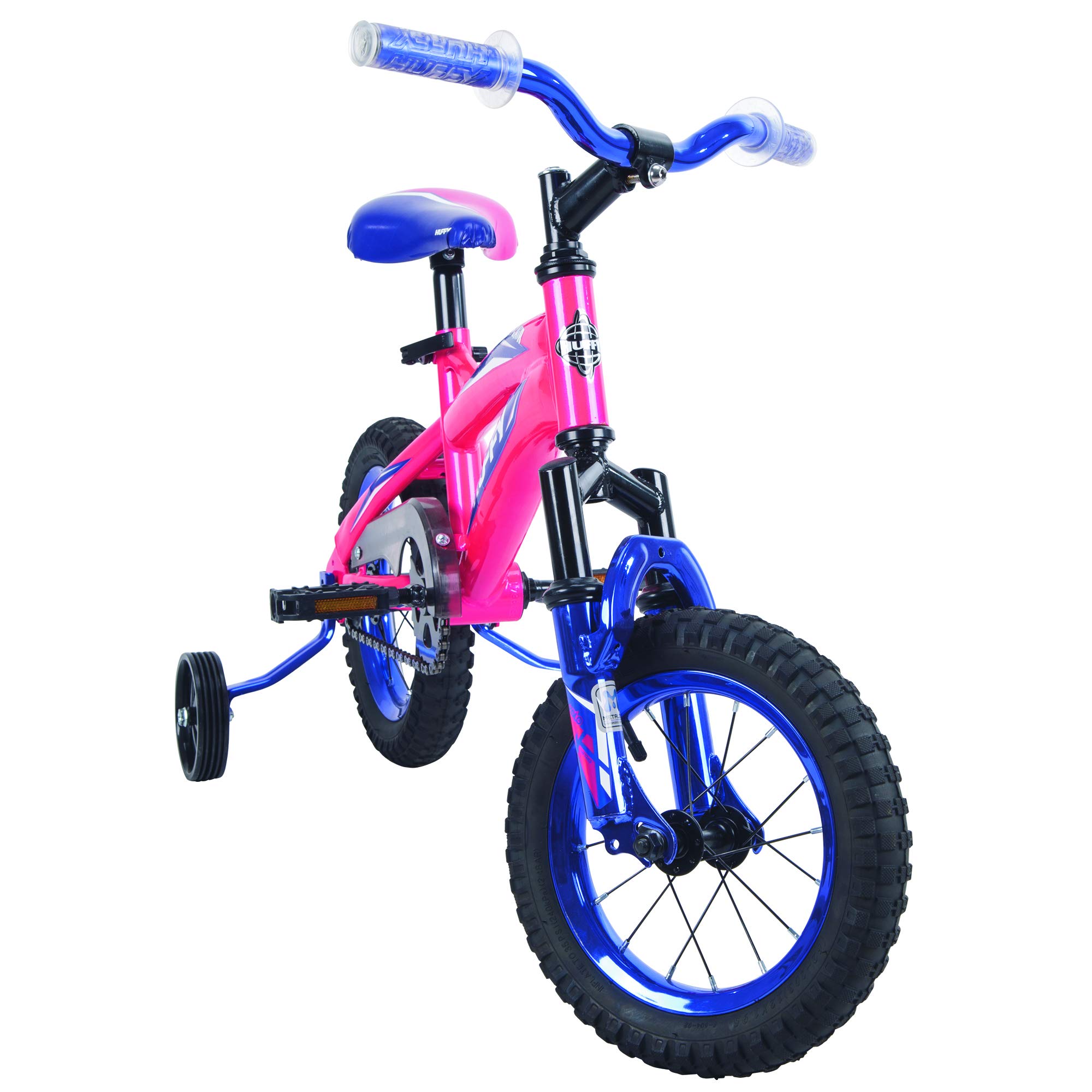 Huffy 12-inch Kids Bike with Training Wheels - Perfect for Boys & Girls Learning to Ride | Safe & Durable First Bicycle for Toddlers | Ideal for Backyard, Park & Neighborhood Rides