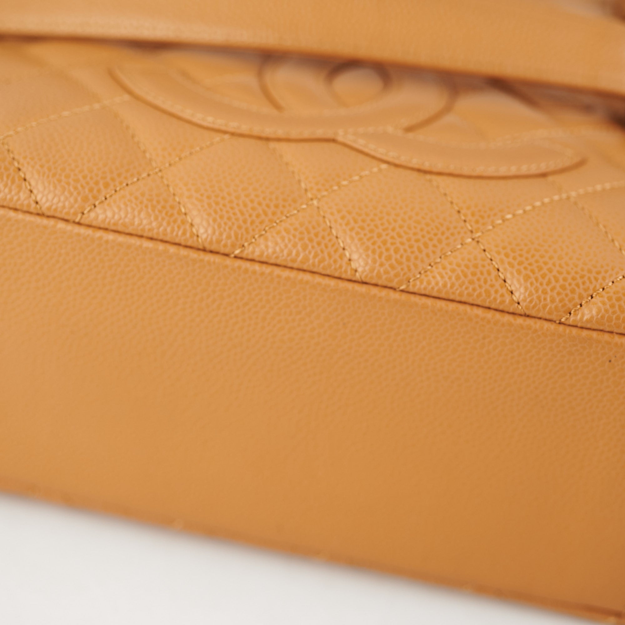 Chanel PST Beige Leather Tote Bag for Women - Luxury Designer Handbag for Work, Travel & Everyday Use