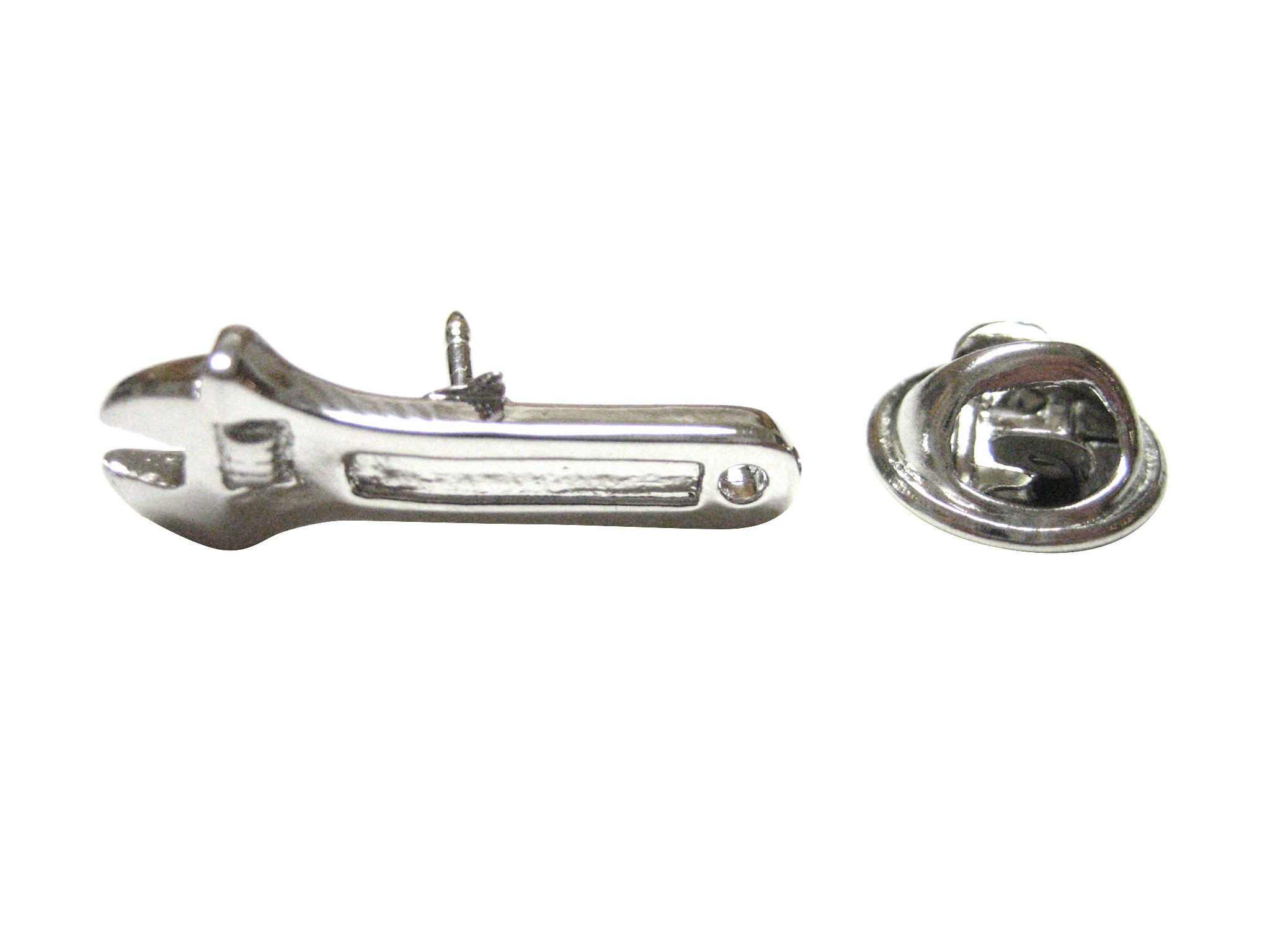 Kiola Designs Wrench Tool Lapel Pin - Vintage Industrial Style Enamel Badge for Jackets, Hats & Backpacks - Perfect for Mechanics, Engineers & DIY Enthusiasts