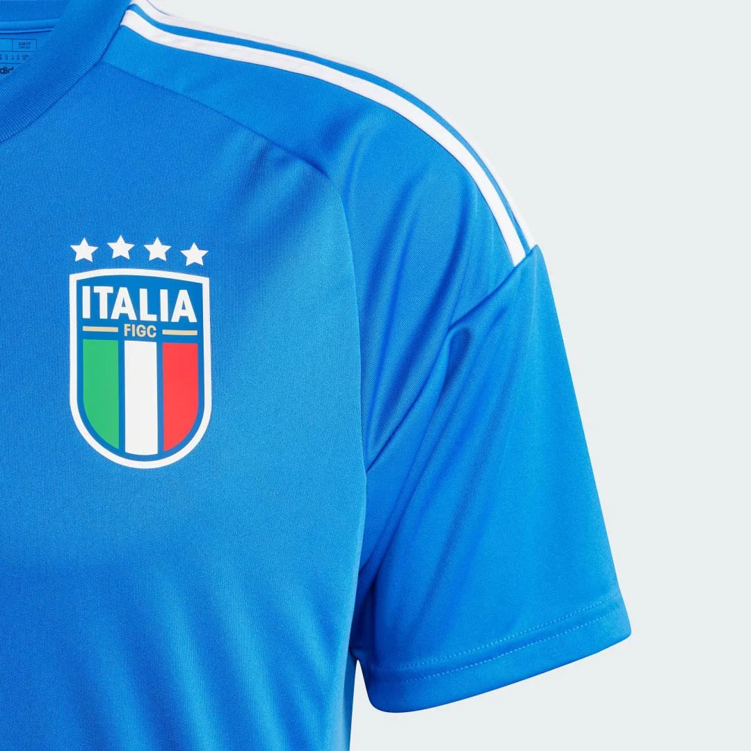 Adidas Italy 24 Authentic Home Football Jersey - Official Fan Shirt in Blue for Match Day & Sports Events