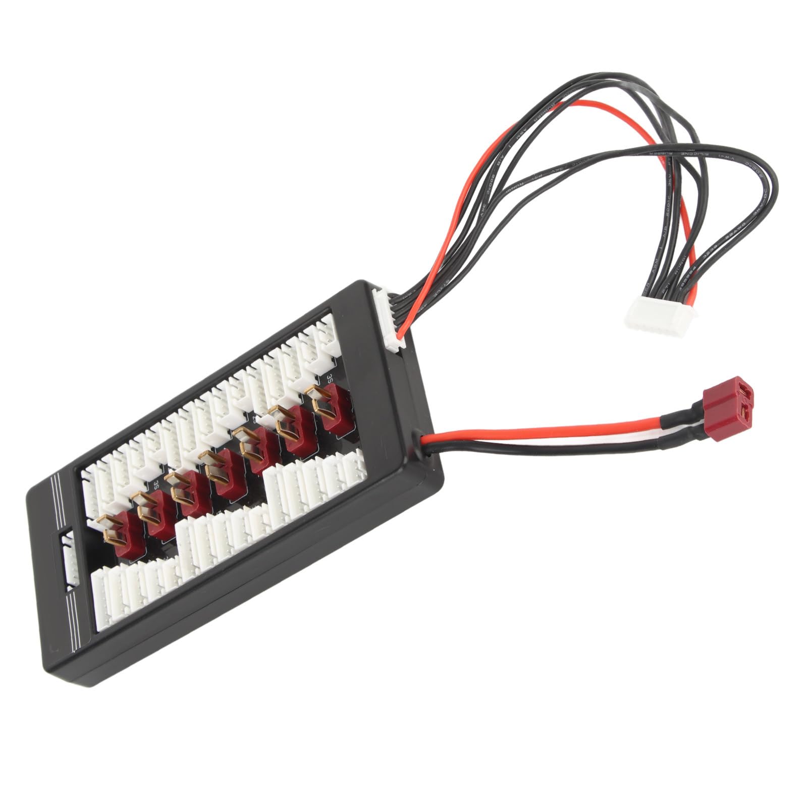 Hilitand Parallel Charging Board for LiPo LiFe Batteries - Balance Charger Adapter Plate with Connecting Cable - Perfect for RC Drones, Airplanes, and Multi-Battery Charging