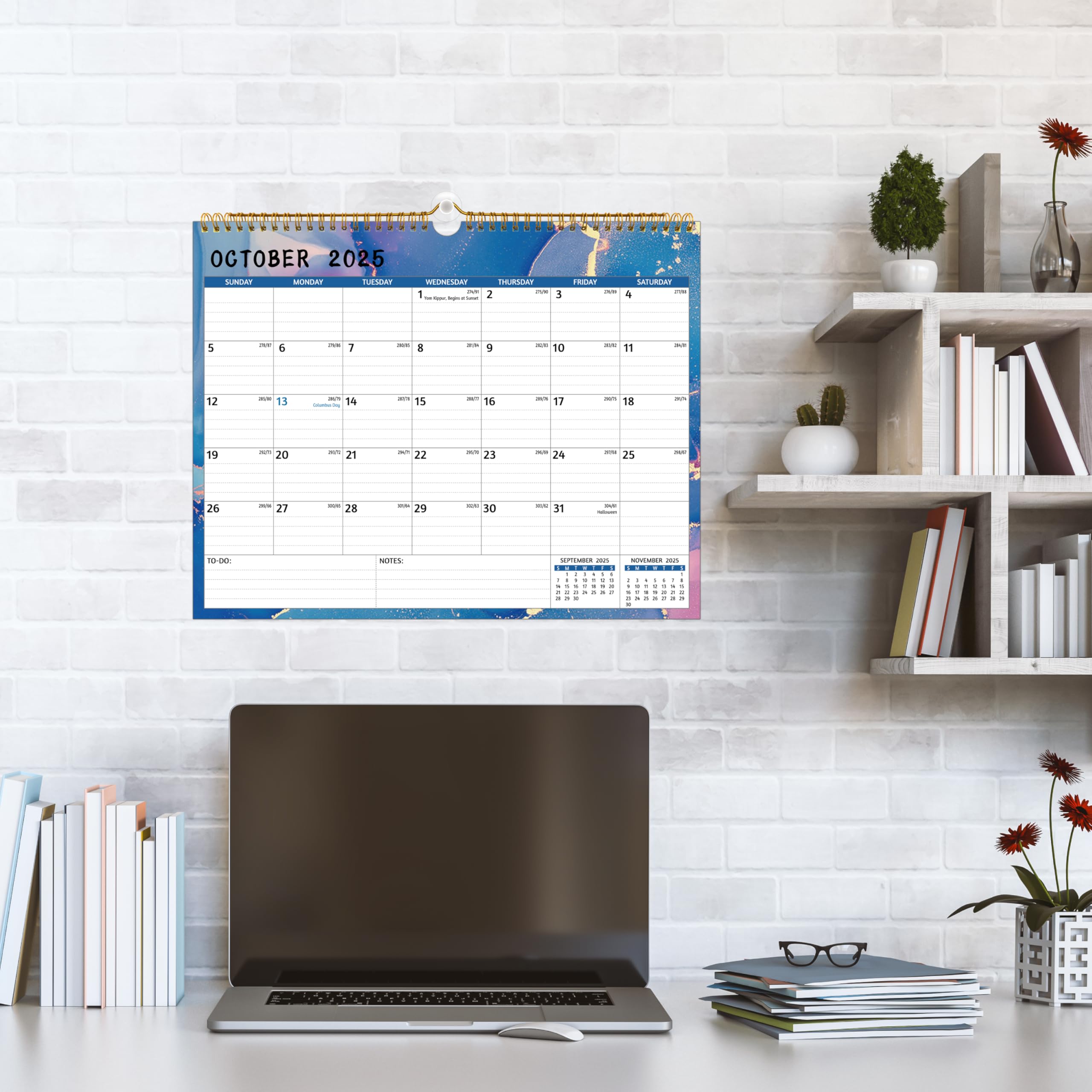2025-2026 Wall Calendar | 2 Year Monthly Planner Jan 2025-Dec 2026 | 14.57