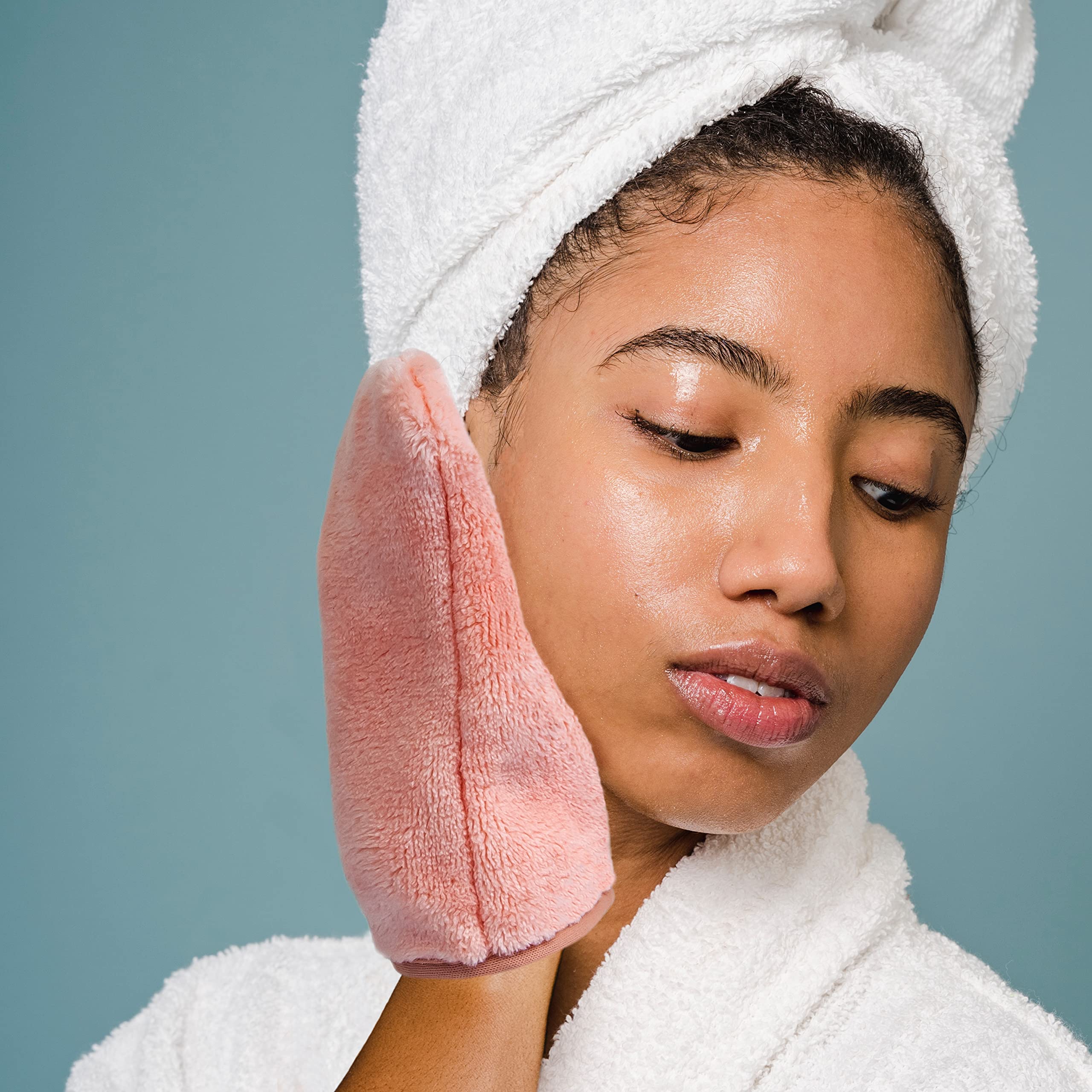 Premium Microfiber Wash Cloths for Face - Soft Makeup Remover & Facial Cleansing Mitts (3 Pack) - Gentle Exfoliation for Daily Skincare & Makeup Removal