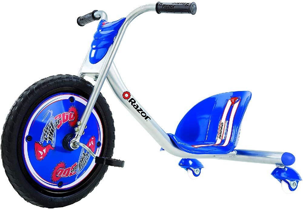 Razor Rip Rider 360 Caster Trike - Drifting 3-Wheel Scooter for Kids & Teens - Outdoor Fun & Backyard Drifting - Perfect for Driveways, Parks & Neighborhood Rides