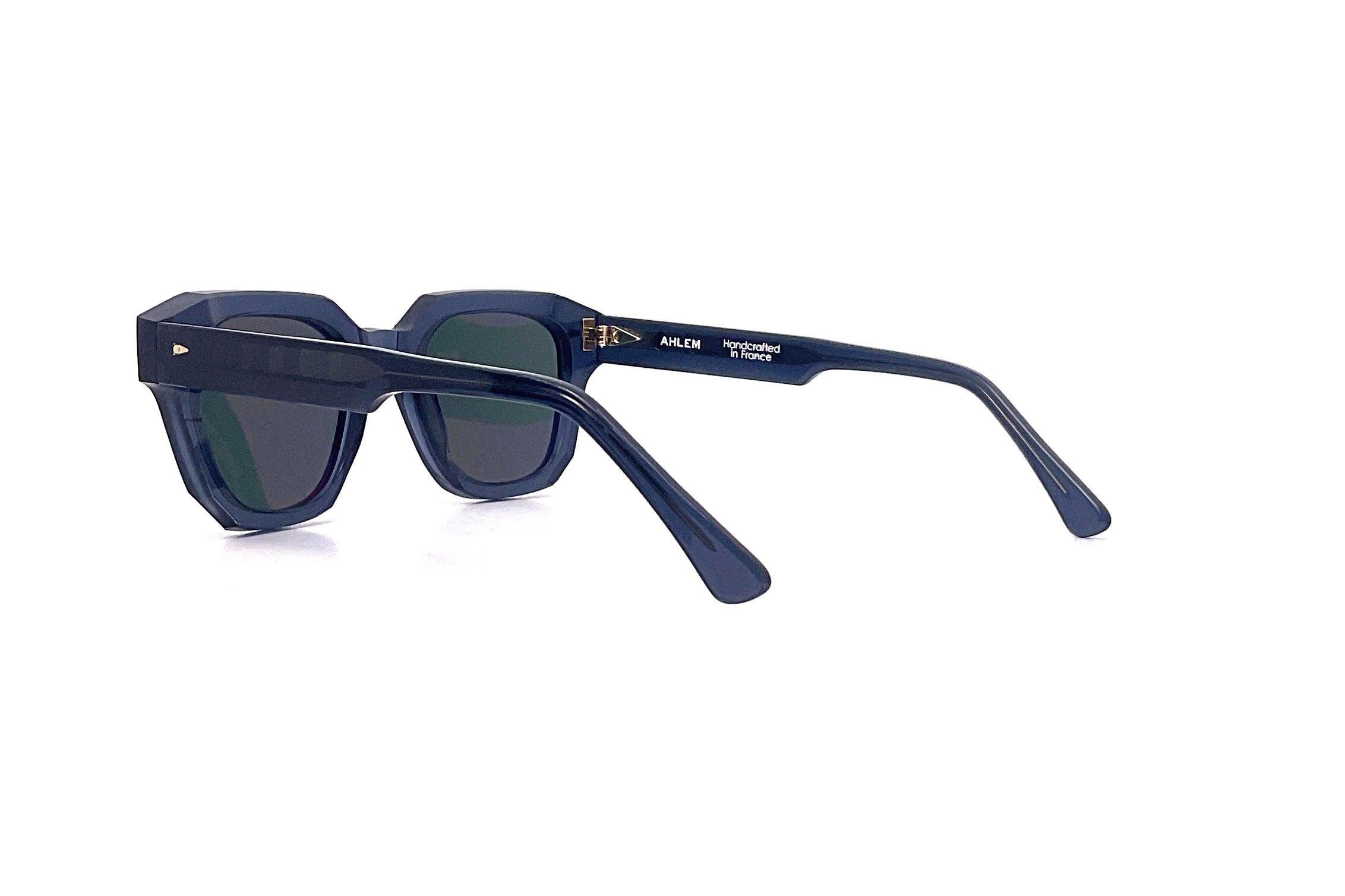 Ahlem Point Mirabeau Sunglasses - Stormlight & Dark Green Aviator Style for Men & Women - Perfect for Outdoor Activities, Travel, and Fashion Accessories