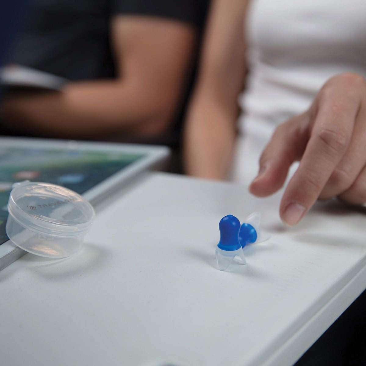 Travelon 2 Pairs of Pressure Reducing Earplugs for Flying, Noise Cancelling & Comfort - Airplane Travel, Concerts & Sleeping