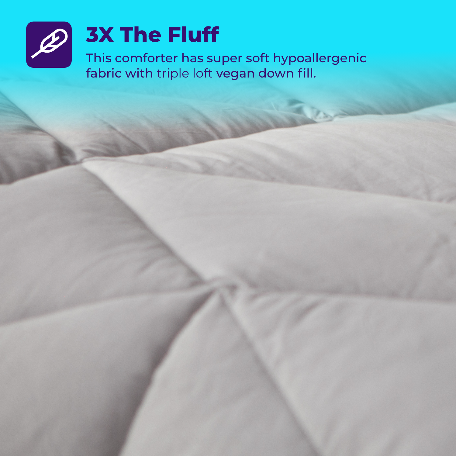Premium Cubit Comforter Set - Ultra Soft All-Season Down Alternative Bedding - Perfect for Cozy Nights & Guest Room Decor