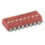 DIP Switch SPST 8-Position Recessed Slide, 0.1A 50VDC, Gull Wing SMD, 1000 Cycles, 2.54mm Pitch, 25-Pack Tube - Perfect for PCB Circuit Boards, Electronics Prototyping & DIY Projects