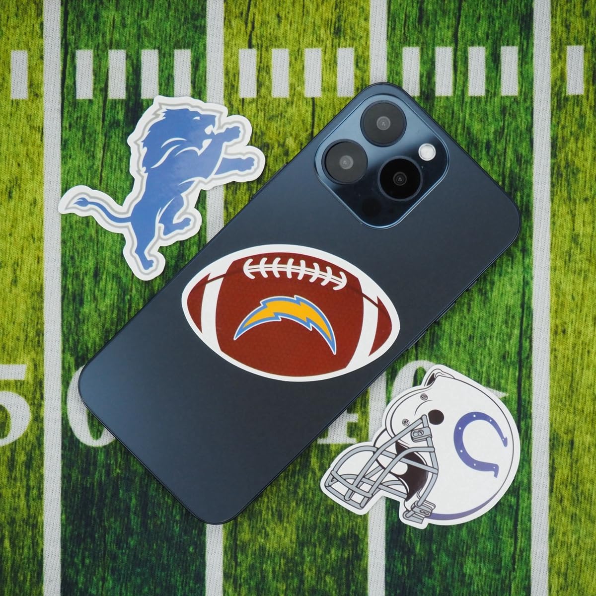 105 pcs Sports Stickers Bundle - 35 Football, 35 Helmet & 35 Team Stickers - Waterproof Vinyl Decals for Laptops, Water Bottles & Sports Gear - Perfect for Fans, Players & DIY Projects