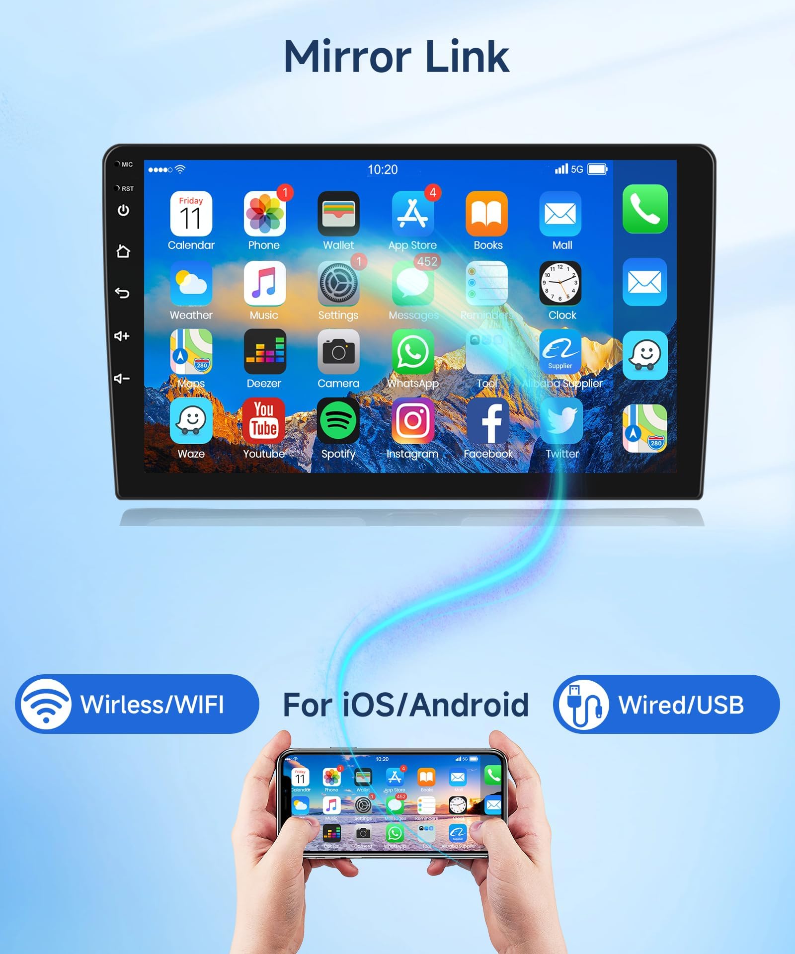 2G 64G Android Car Stereo for Ford Focus 2012-2018 - 9