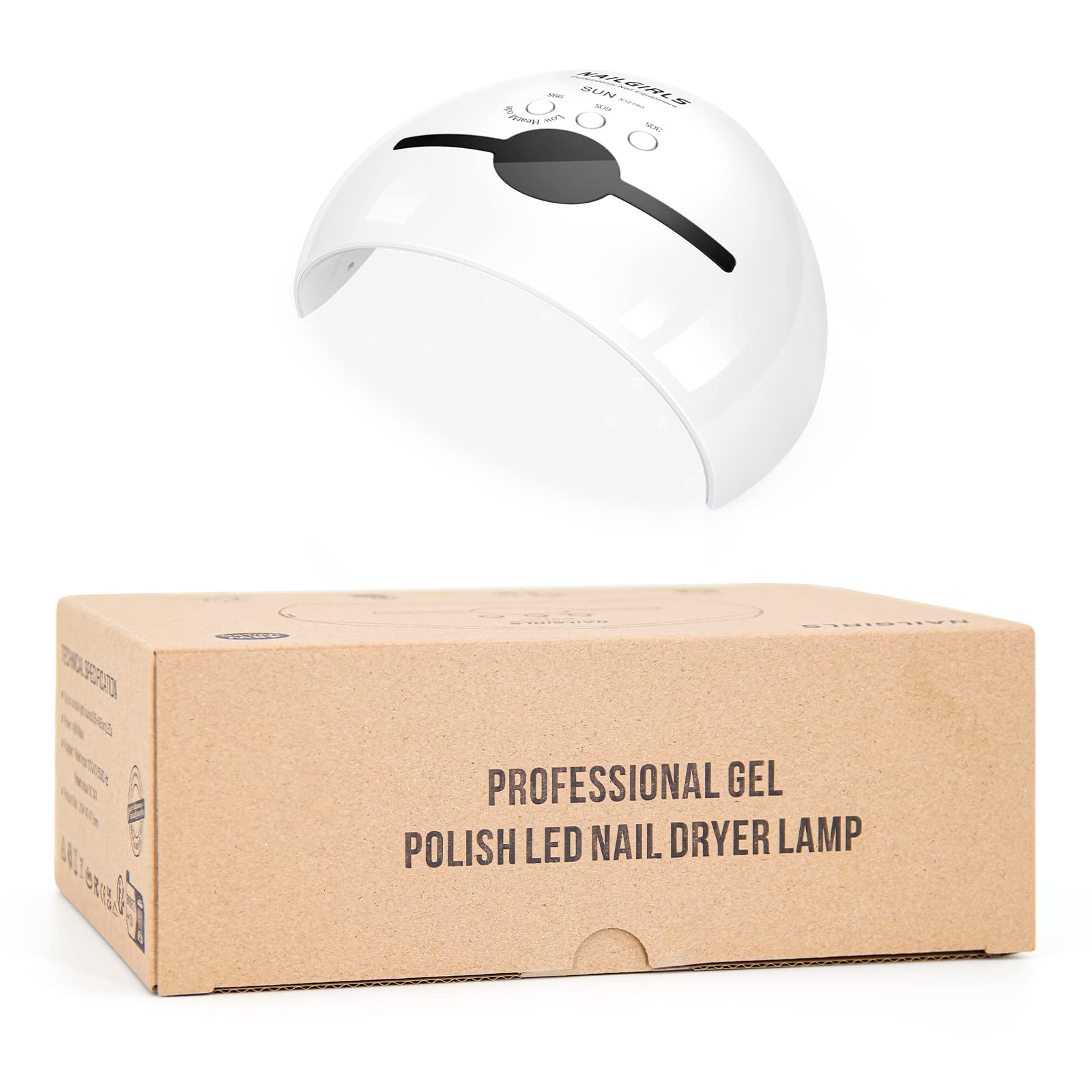 Professional 48W UV LED Nail Lamp for Gel Polish - Portable Salon Manicure & Pedicure Curing Light with 3 Timer Modes & Smart Sensor | Perfect for Home Nail Care, DIY Gel Polish, and Professional Salon Use