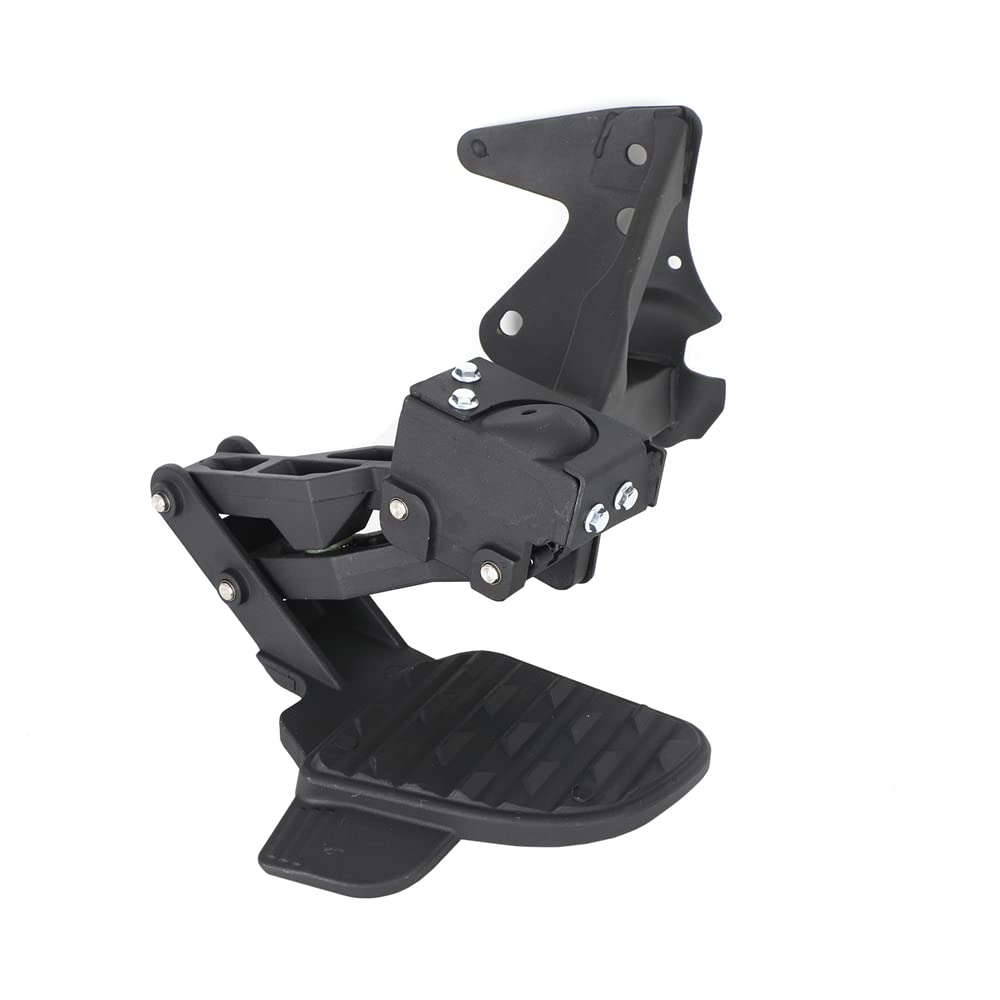 Retractable Rear Bed Step Bumper for 2019-2022 Ram 1500 DT Trucks with Dual Exhaust - Replacement for 82215289AG & 82215289AB - Easy Truck Access & Loading Assistance