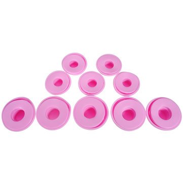 Soft Rubber Roll Hair Curlers for DIY Styling - Heatless Hair Rollers Set for Natural Waves & Curls - Perfect for Home, Salon, and Travel Use