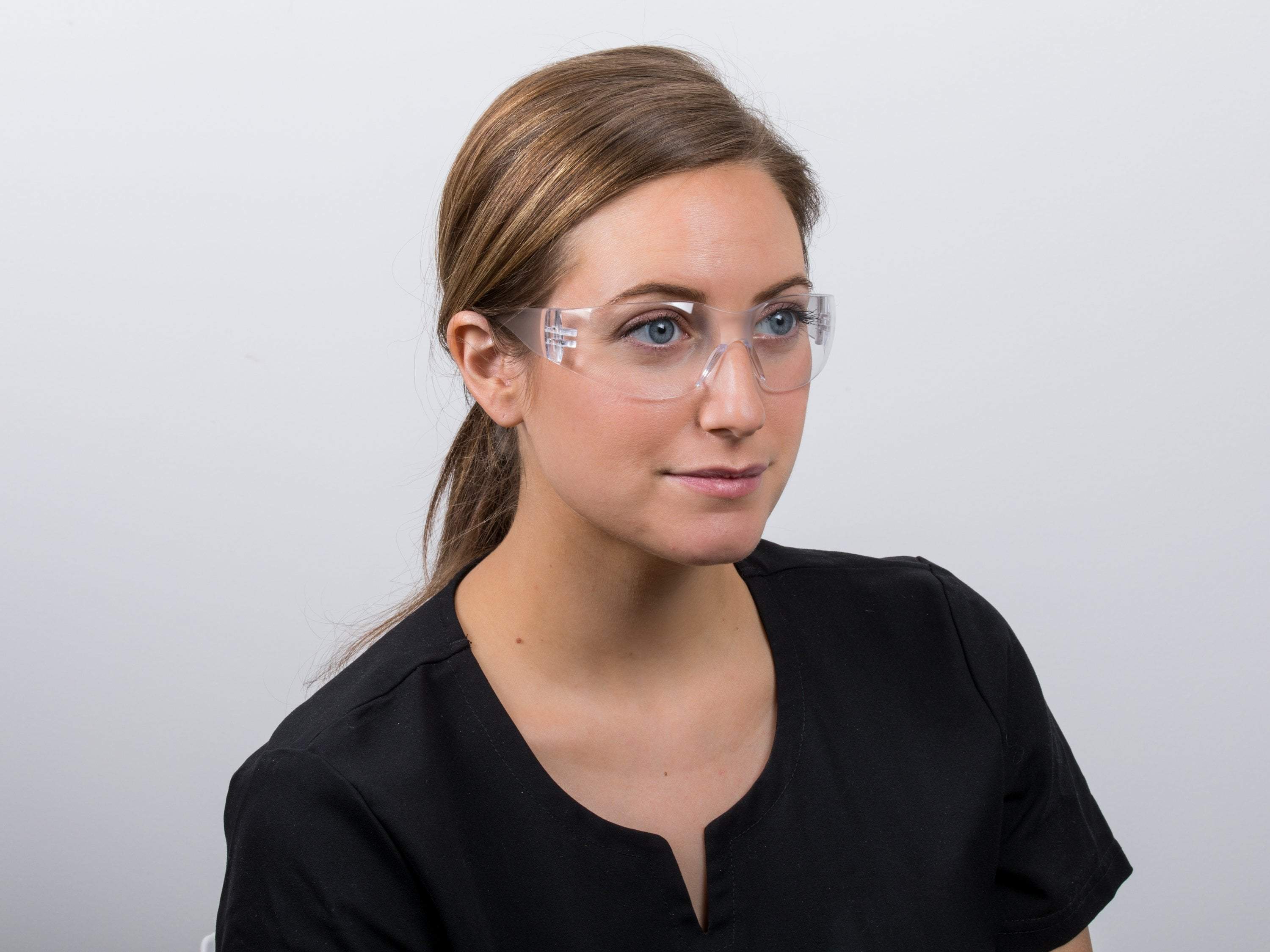 Clear Anti-Fog Protective Safety Glasses for Work, Lab & DIY - ANSI Z87.1 Certified Impact Resistant Eyewear for Construction, Woodworking & Chemical Splash Protection