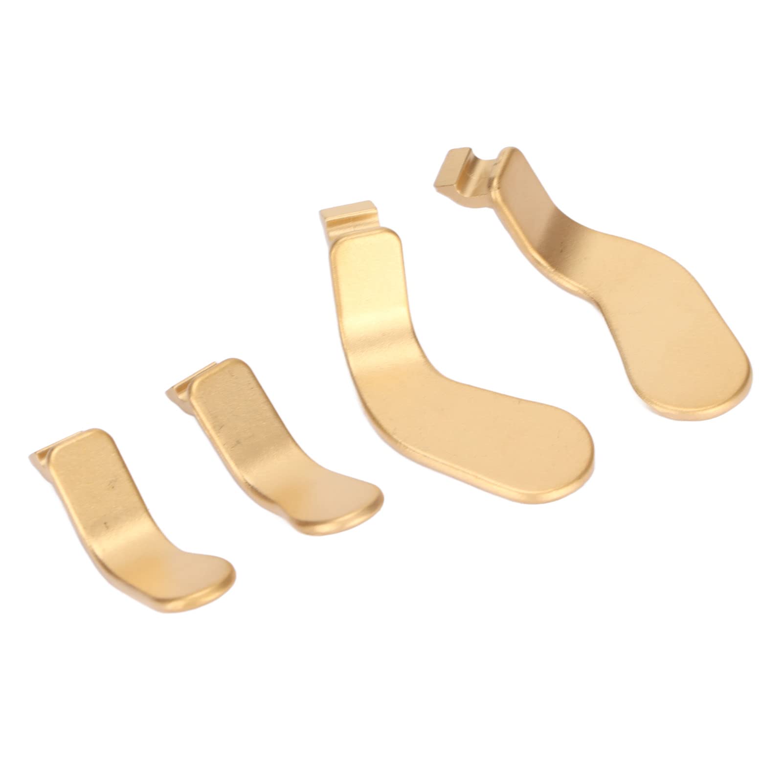 4 Pack Xbox One Elite Series 2 Controller Paddles (Model 1797) - Stainless Steel Trigger Locks Replacement Parts (Gold) - Perfect for Competitive Gaming & Enhanced Control