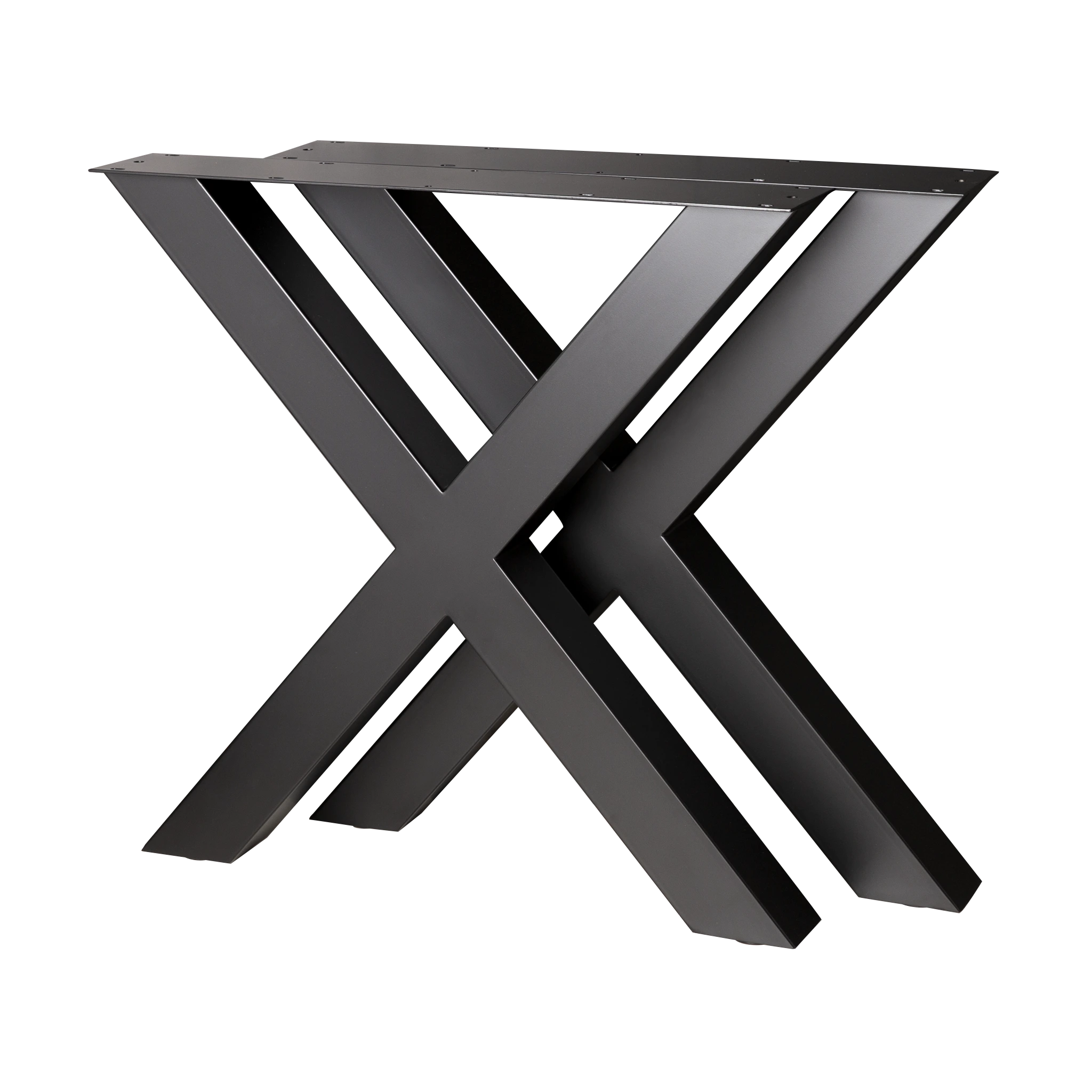 Heavy Duty 80x80mm Cross Dining Table Legs - 710x710x710mm for Sturdy Kitchen, Restaurant & Outdoor Furniture - Perfect for Farmhouse, Industrial & Modern Dining Tables
