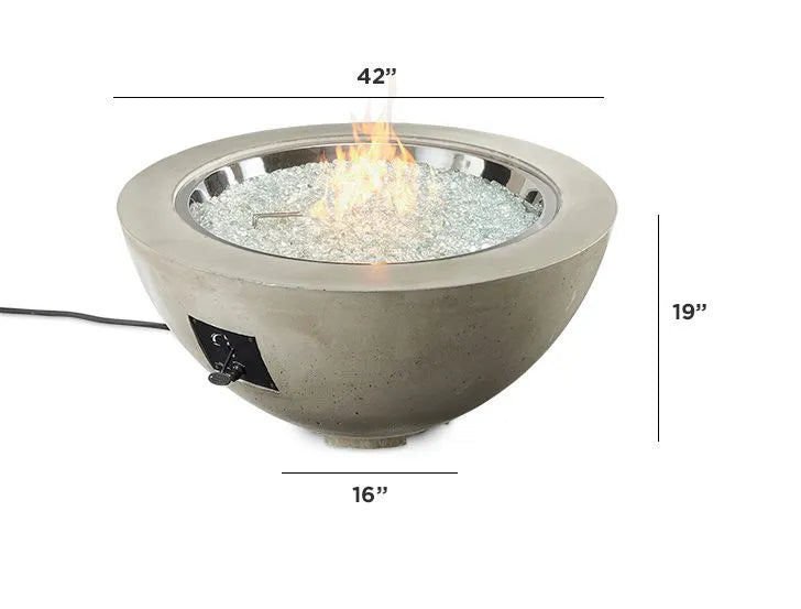 The Outdoor Greatroom Company Cove Round Gas Fire Pit Bowl - 30