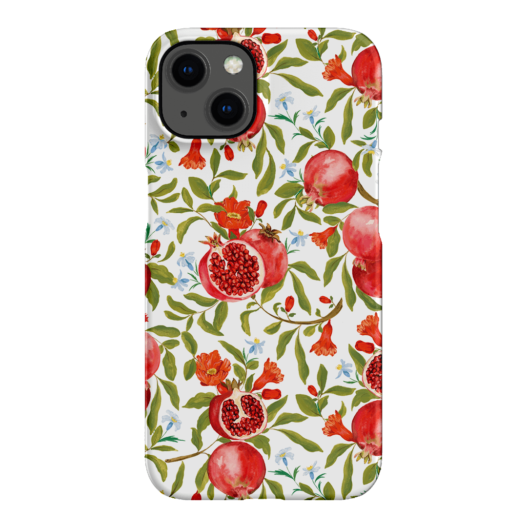 Premium Pomegranate Design Shockproof Phone Case for iPhone 15/14/13/12 Pro Max - Trendy Protective Cover for Everyday Use, Travel & Outdoor Activities