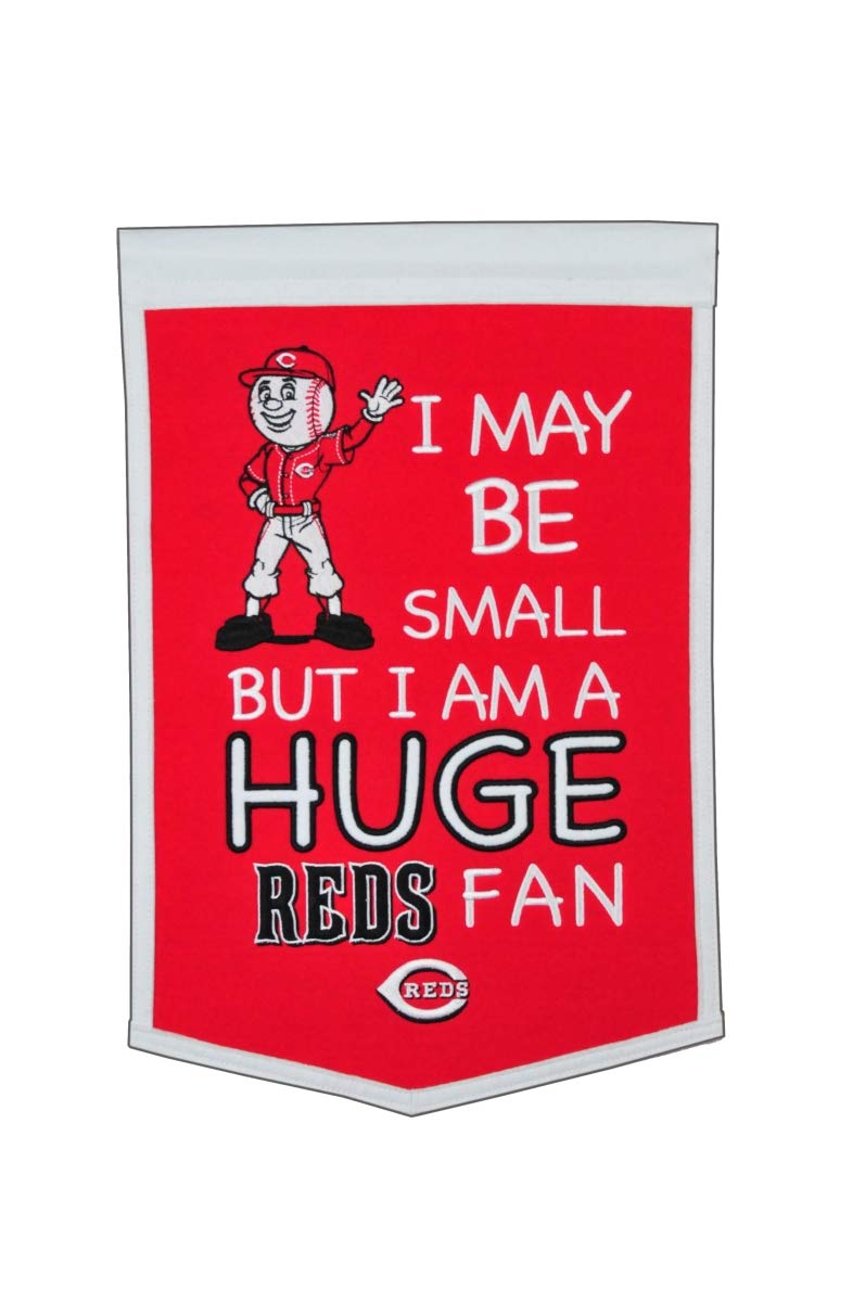 Cincinnati Reds Lil Fan Traditions Banner - Winning Streak 18162 - Perfect for Game Day Decorations & Baseball Room Decor
