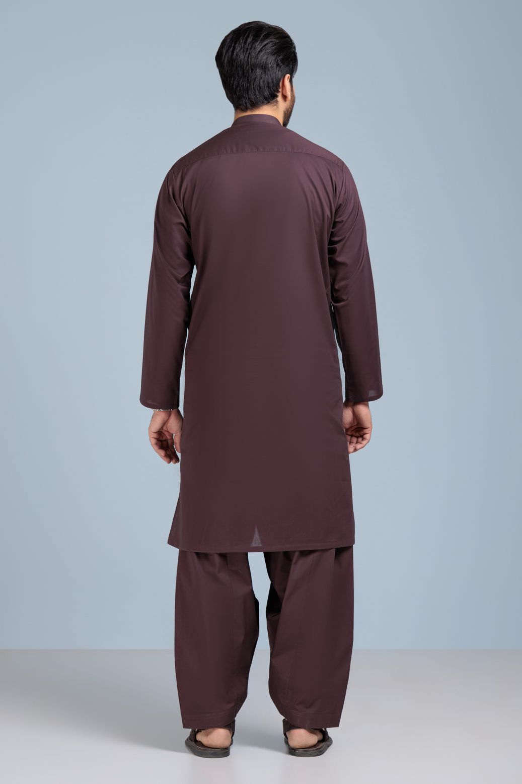 Premium Blended Coffee Kurta Shalwar Set - Traditional Pakistani Outfit for Men & Women - Perfect for Eid, Weddings & Special Occasions