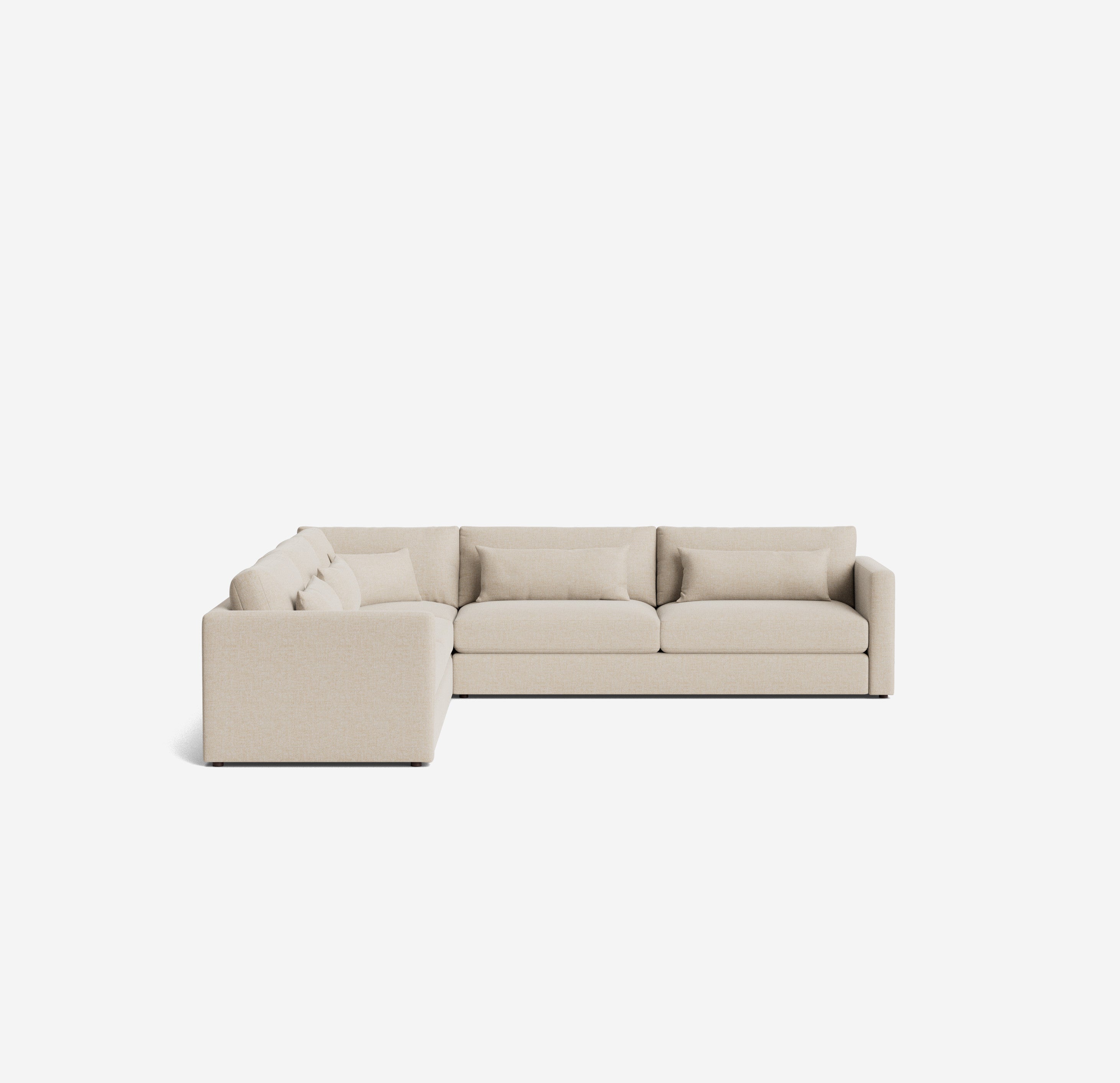 Durham Corner Sectional Sofa - Modern L-Shaped Couch with Storage | Comfortable Living Room Furniture for Small Spaces & Apartments