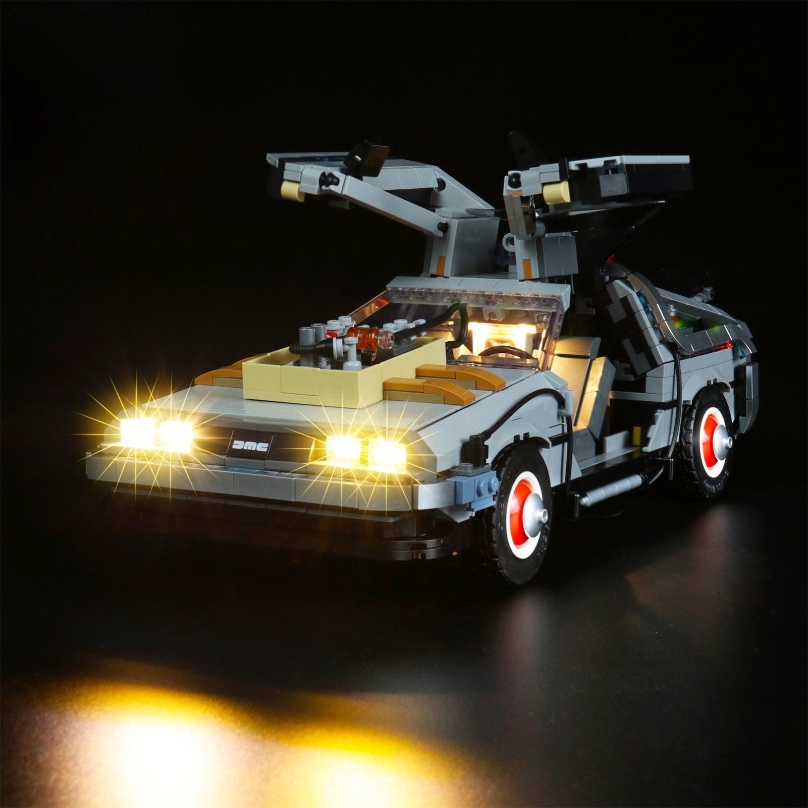 LEGO Technic Back to The Future 10300 Light Kit - Compatible with Official LEGO Sets - DIY Lighting for DeLorean Time Machine Model - Perfect for Display, Collectors, and Movie Fans