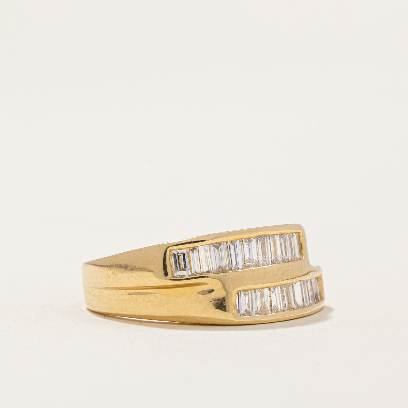 0.83ctw Baguette Cut Diamond Engagement Ring - Size 6.25 - Elegant Wedding Band for Women - Perfect for Proposals, Anniversaries & Special Occasions