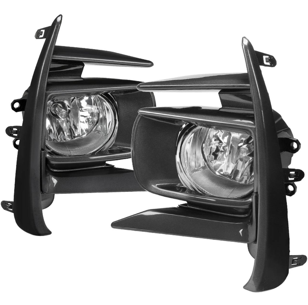 2018-2020 Toyota Sienna H11 LED Fog Lights Kit - Chrome Housing & Clear Lens Replacement - Perfect for Night Driving and Bad Weather Visibility