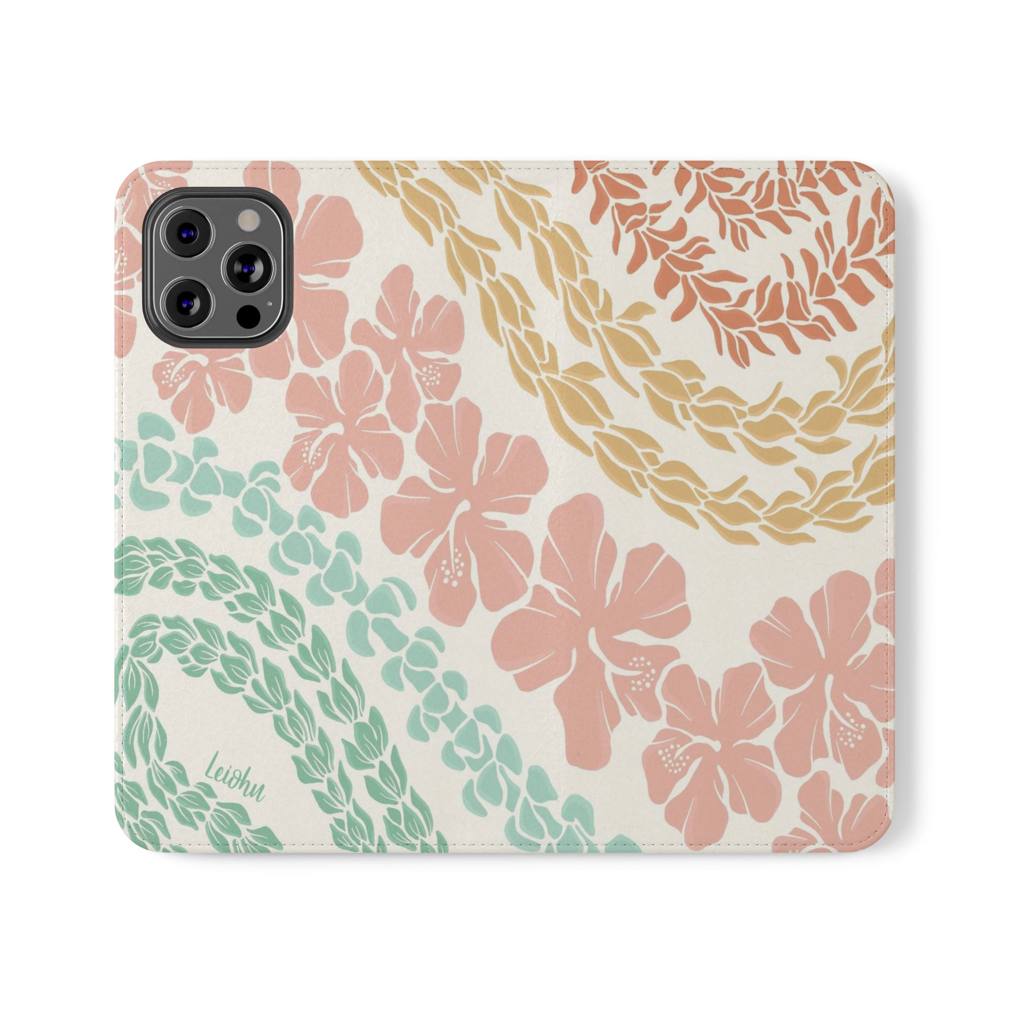 Stylish Groovy Lei Folio Case for iPhone & Samsung - Perfect for Travel, Work & Everyday Use