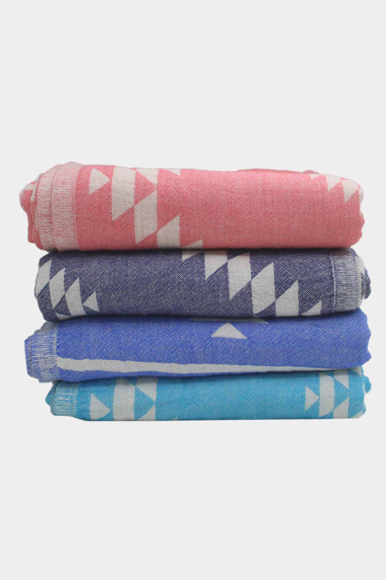 Premium Pestemal Greek Absorbent Towels - Soft & Quick-Drying, Lightweight & Versatile (Pink) | Perfect for Beach, Yoga, Travel & Home Use