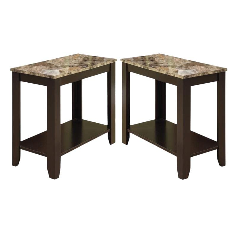 A Touch of Elegance: The Story of the Elegant Marble and Cappuccino Home Square Accent End Table